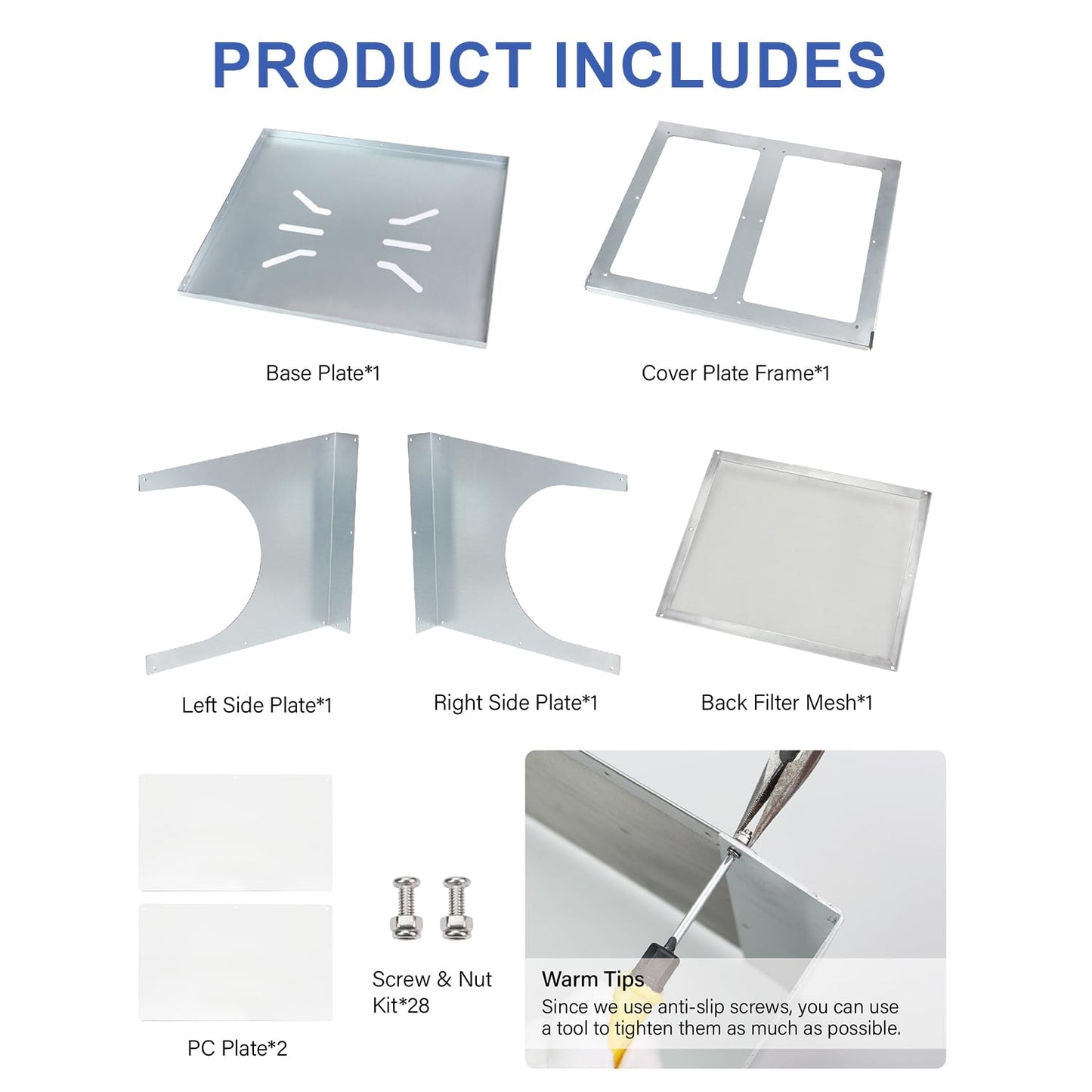 SCOTTCHEN Bench Grinder Enclosed Eye Shield, Universal Safety Guard for Sparks and Dust-1 Pack