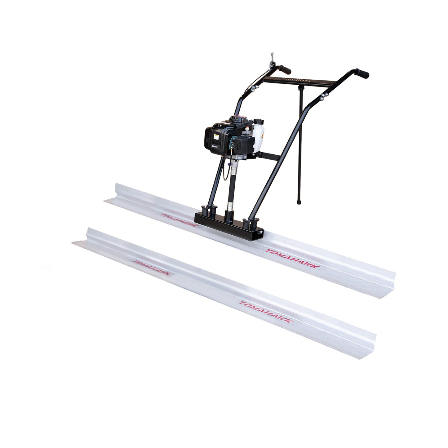 TOMAHAWK Power Screed Concrete Finishing Vibra Tool with 10 ft & 8 ft Boards Bull Float Finisher Set