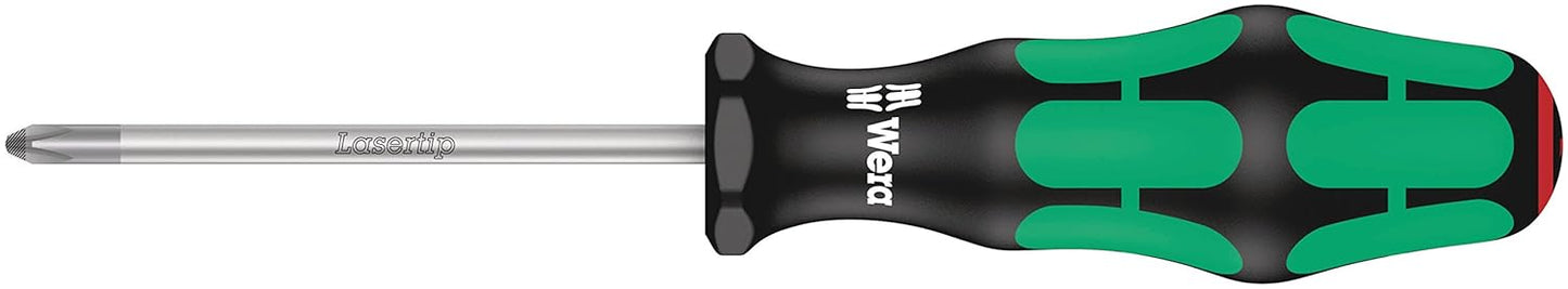 WERA Screwdriver Set - 6 Piece Laser Tip Precision Tools for Enhanced Grip and Control