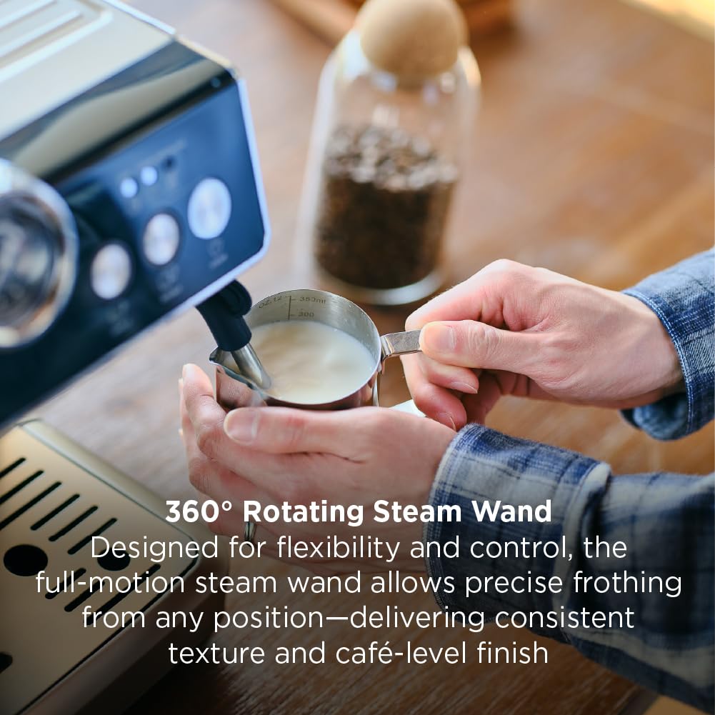 Brooklyn Steel Co. Talos Semi-Automatic Grind & Brew Espresso Machine - Indigo Reverie