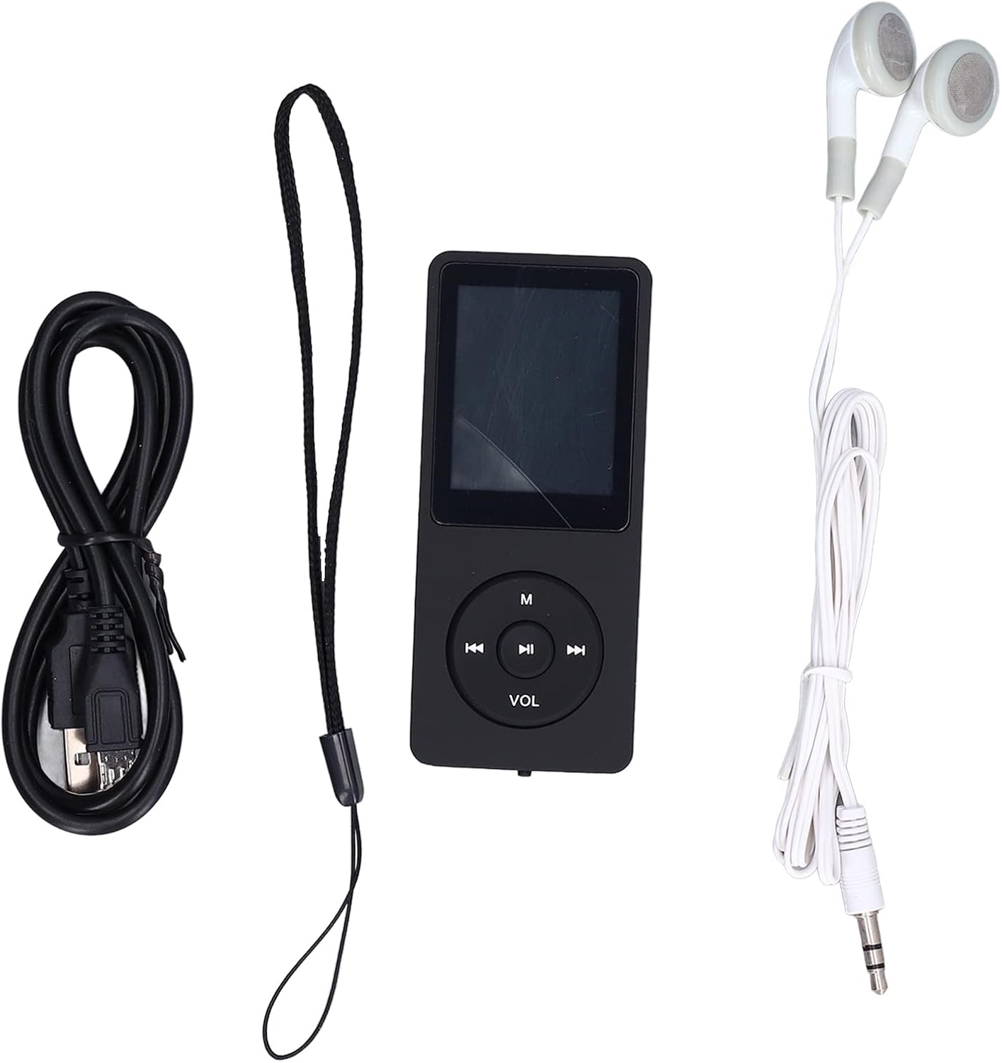 Sazao MP3 Music Player, Color TFT Display Player Multifunctional for Outdoor