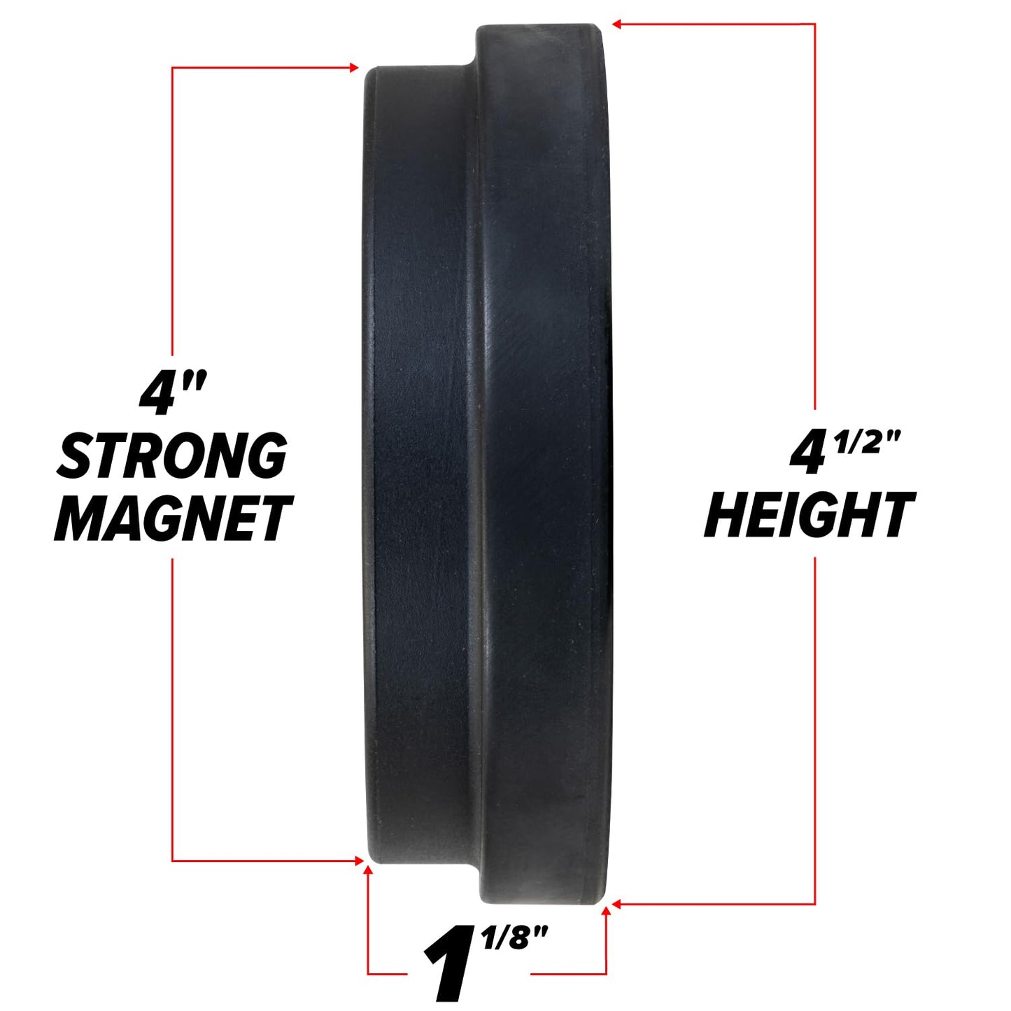 PlateMate Microload Pair 2 1/2 lb. Magnetic Donut Weights (5 lb. Set)