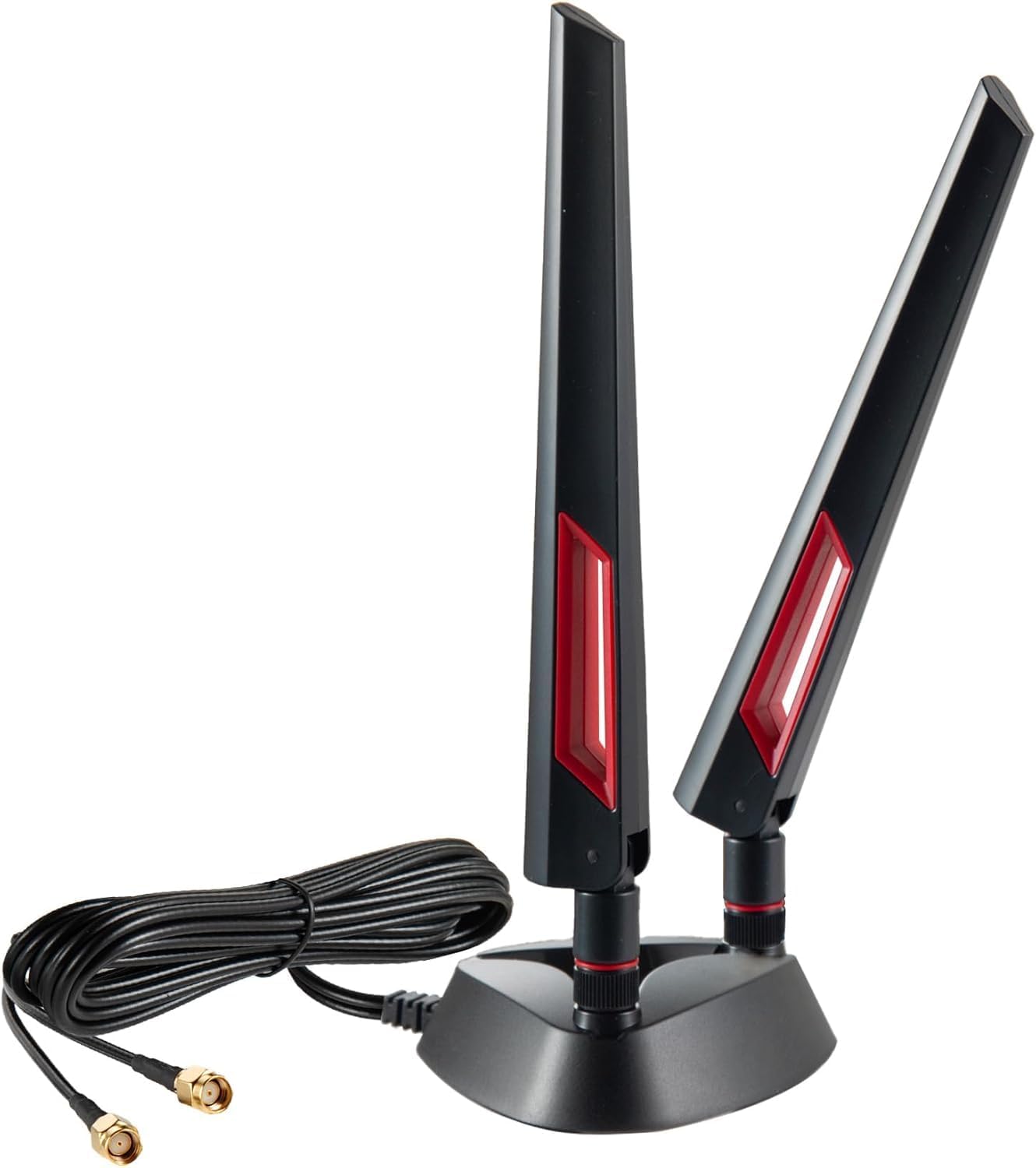 eifagur 7 9dBi 7 WiFi Antenna Magnetic Base Antenna with RP-SMA Male Connector for WiFi Router PC Desktop Computer