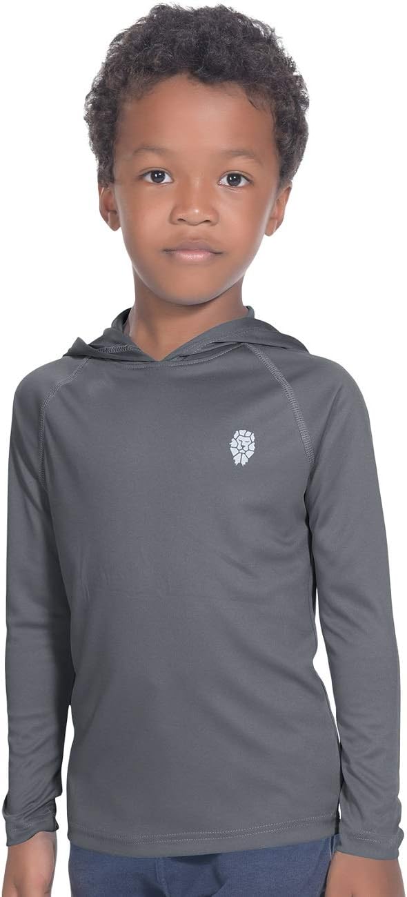 Hoodies for Boys Outdoor Recreation Shirts - Youth Athletic Tops Sun Protection UPF 50+