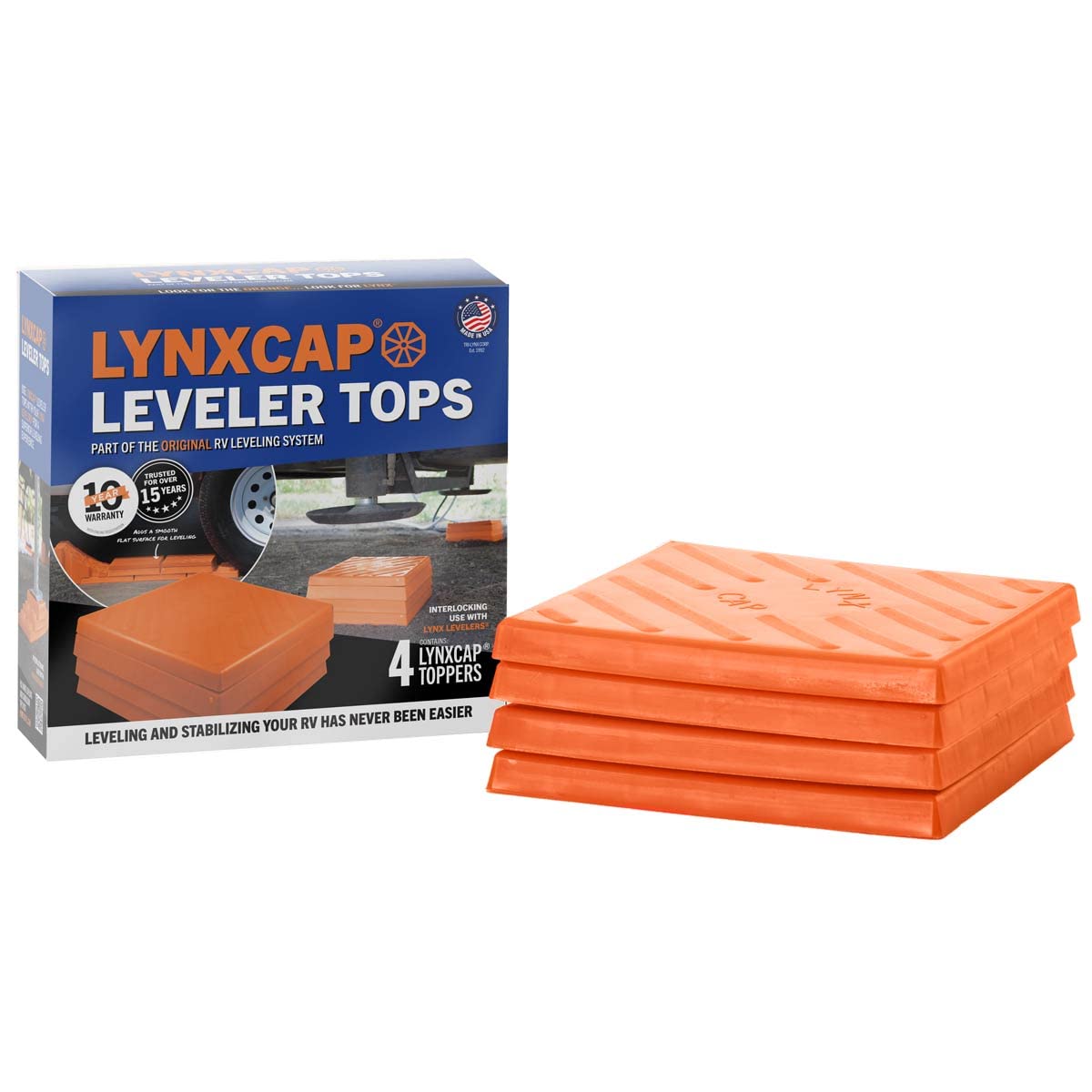 LynxCap 4 Pack Leveling Tops