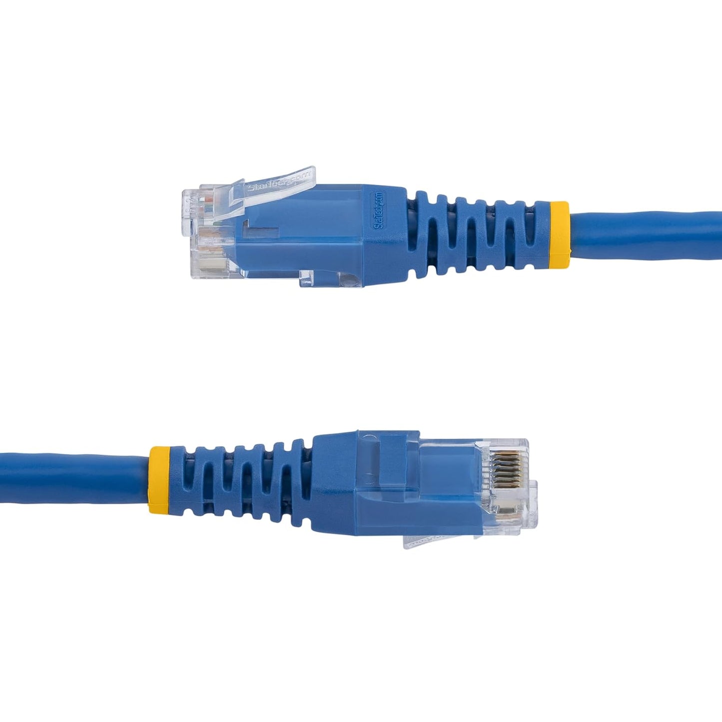 2ft CAT6 6 -250Mhz 100W RJ45 (C6PATCH2BL) StarTech Ethernet Cable - Blue CAT Gigabit Ethernet Wire PoE UTP Molded