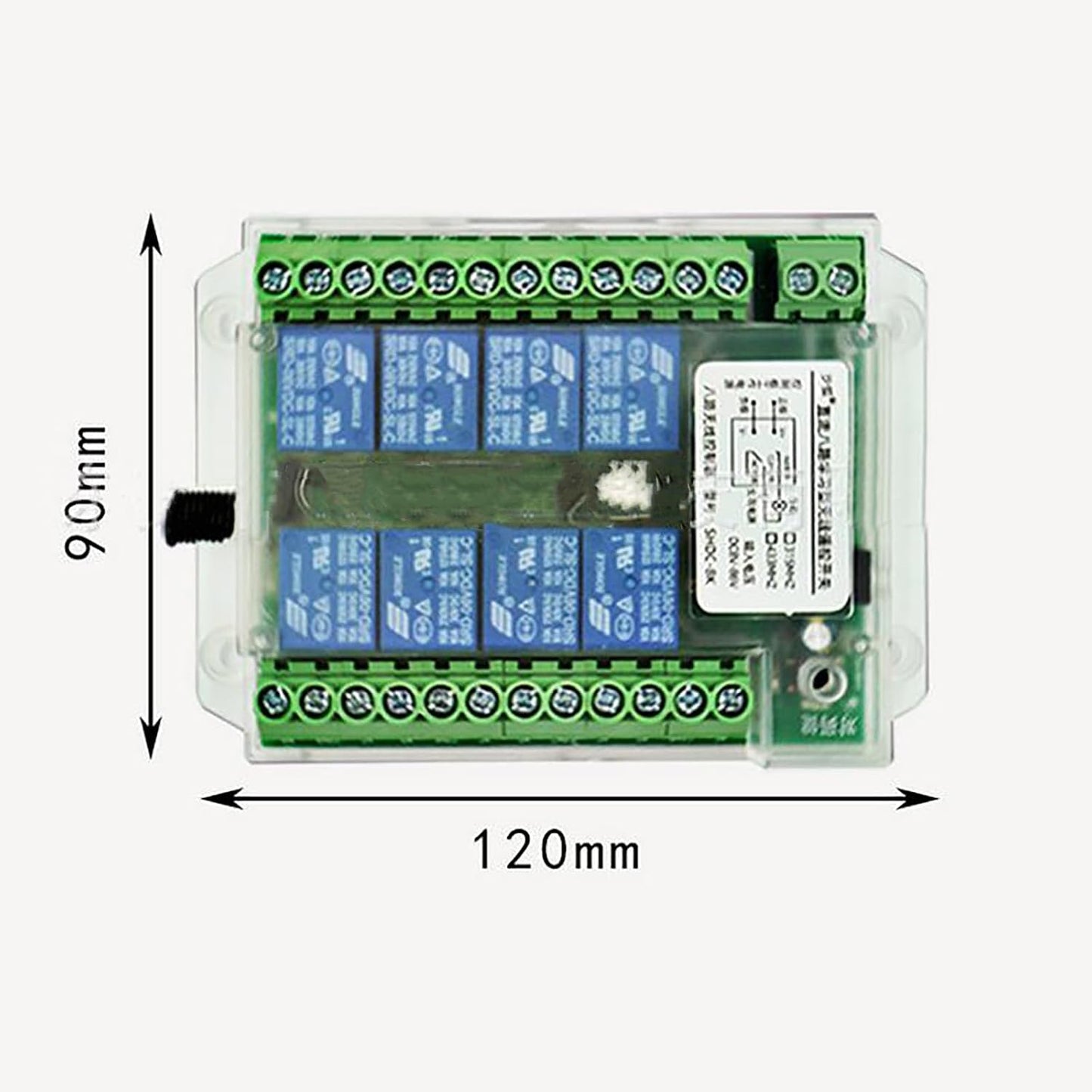 DAGIJIRD 8 Channel Wireless Remote Control Relay Switch Remote Relay ON Off Switch