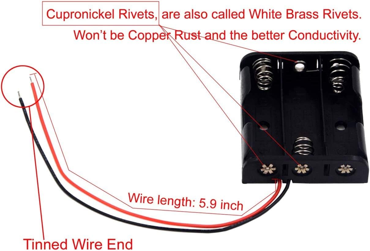 LampVPath (Pack 8) 1AA 2AA 3AA 4AA 1AAA 2AAA 3AAA 4AAA of and Battery Holders