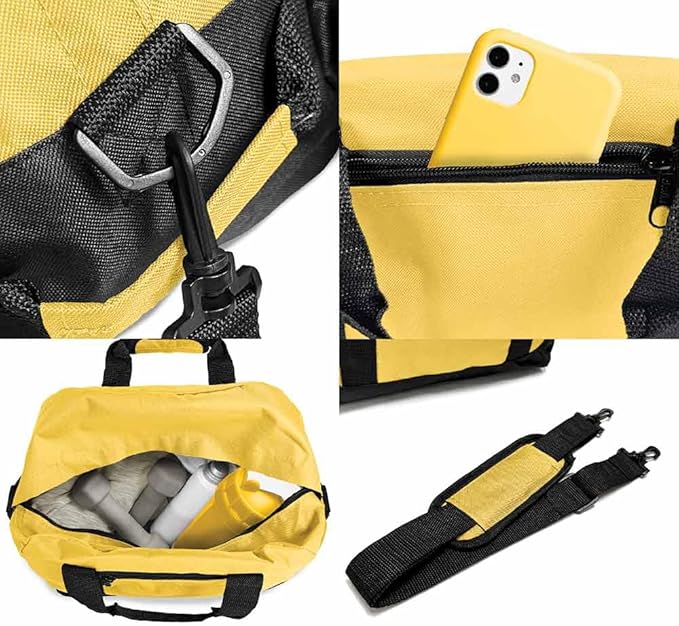 DALIX 14" Small Duffle Bag Two Toned Gym Travel Bag