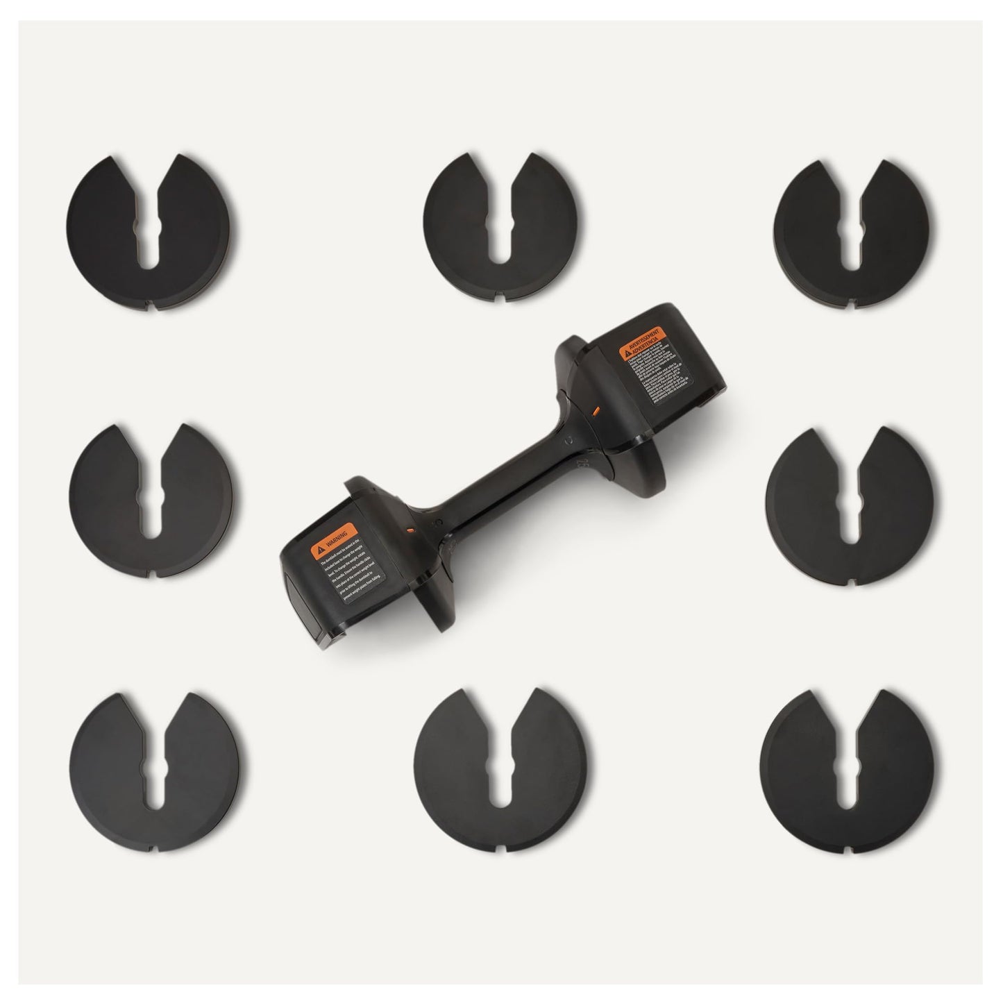 Amazon Basics Adjustable Dumbbell with 5 Weight Options, 25 lb, Single Dumbbell, Black