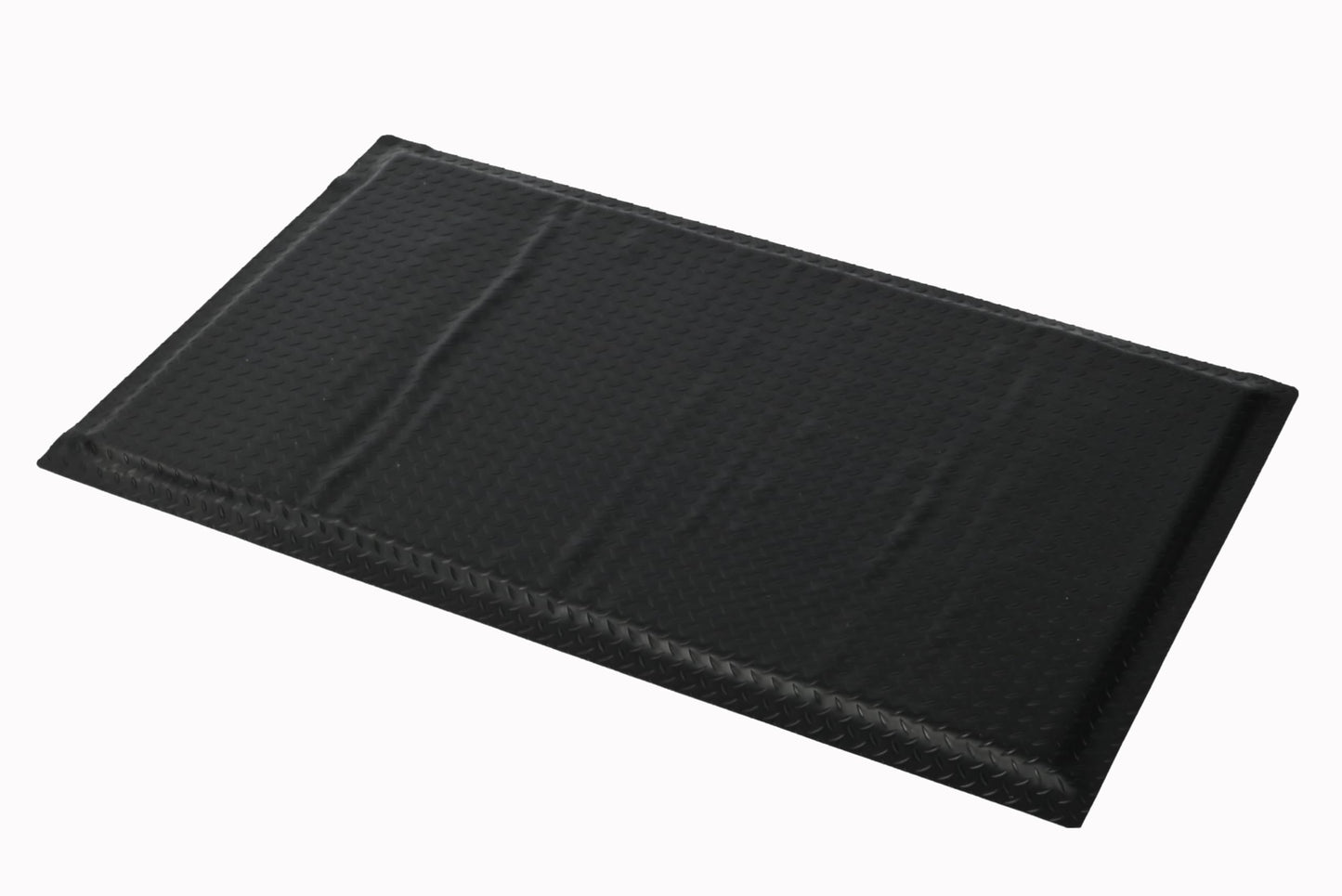 Nisorpa Anti Fatigue Mats Industrial 3' x 6' Ergonomic Standing Mat 15/16" Extra Thick Shop Floor Mat Kitchen Mats Heavy Duty Commercial Diamond Plate Support for Leg & Back Pain, Black