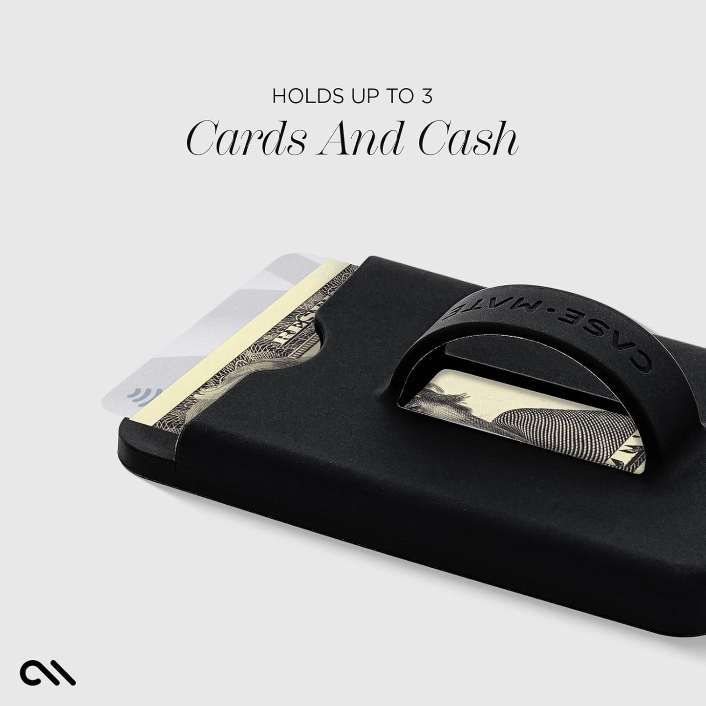Case-Mate Loop Grip MagSafe Wallet - Removable Magnetic Phone Wallet/Card Holder