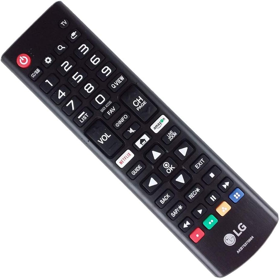 LG AKB75375604 Remote Control Compatible with All TV models