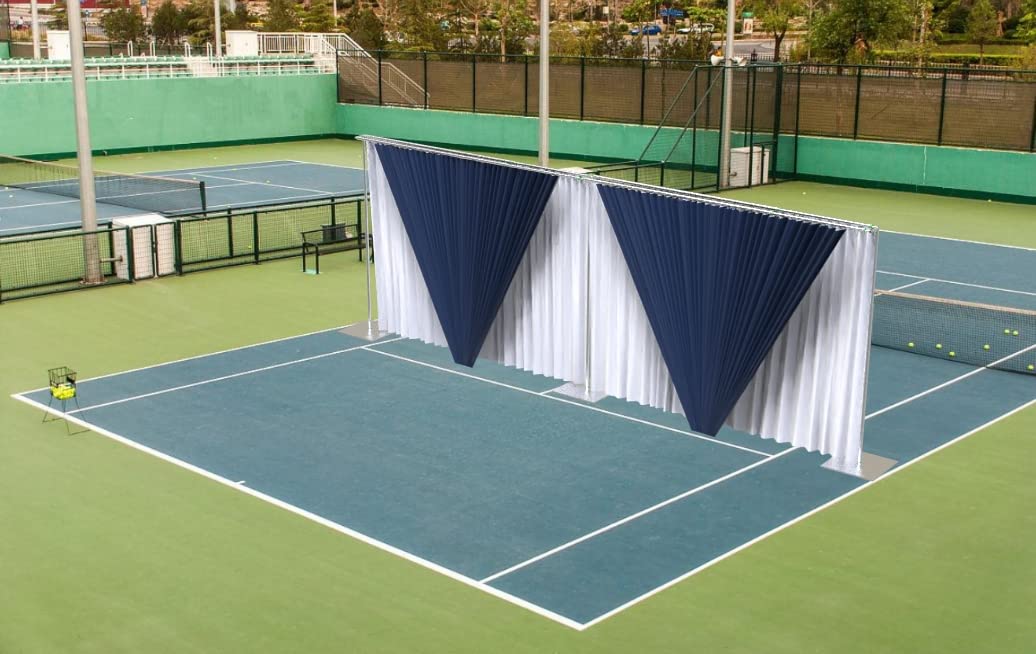 Adjustable Heavy Duty Portable Pipe and Drape Backdrop Kit 10FT x 20FT Double Crossbar Easy Set Up for Wedding&Party&Photography&Baby Show&Display (No Drape)，But Not for Flower Walls/TVs/Heavy Items