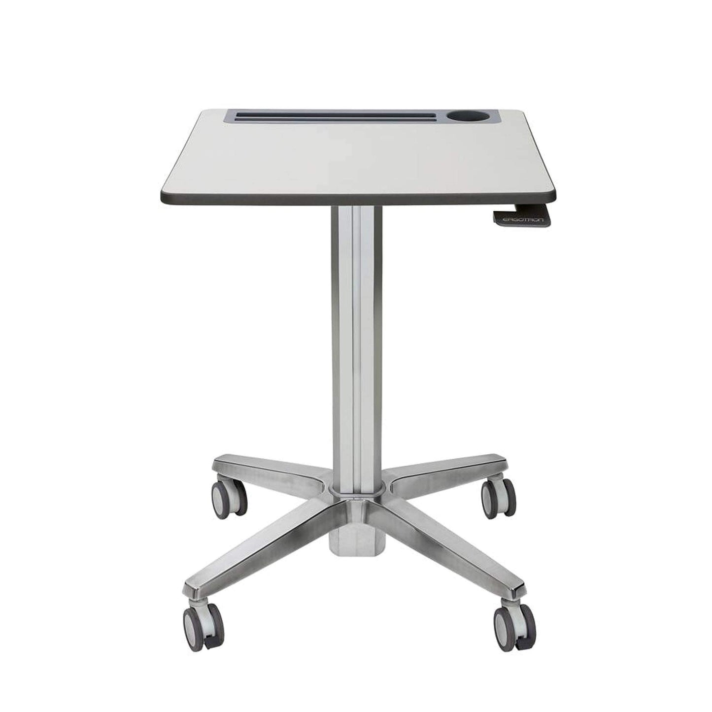 Ergotron – LearnFit Mobile Standing Desk, Adjustable Height Small Rolling Laptop Computer Sit Stand Desk with Wheels for Classroom, Office, Medical or Home Use – Adjusts from 29 to 45 Inches – Grey