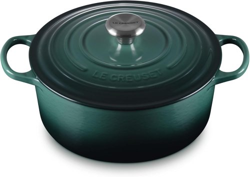 Le Creuset Enameled Cast Iron Cookware Set - 5 Piece Set in Artichaut Color