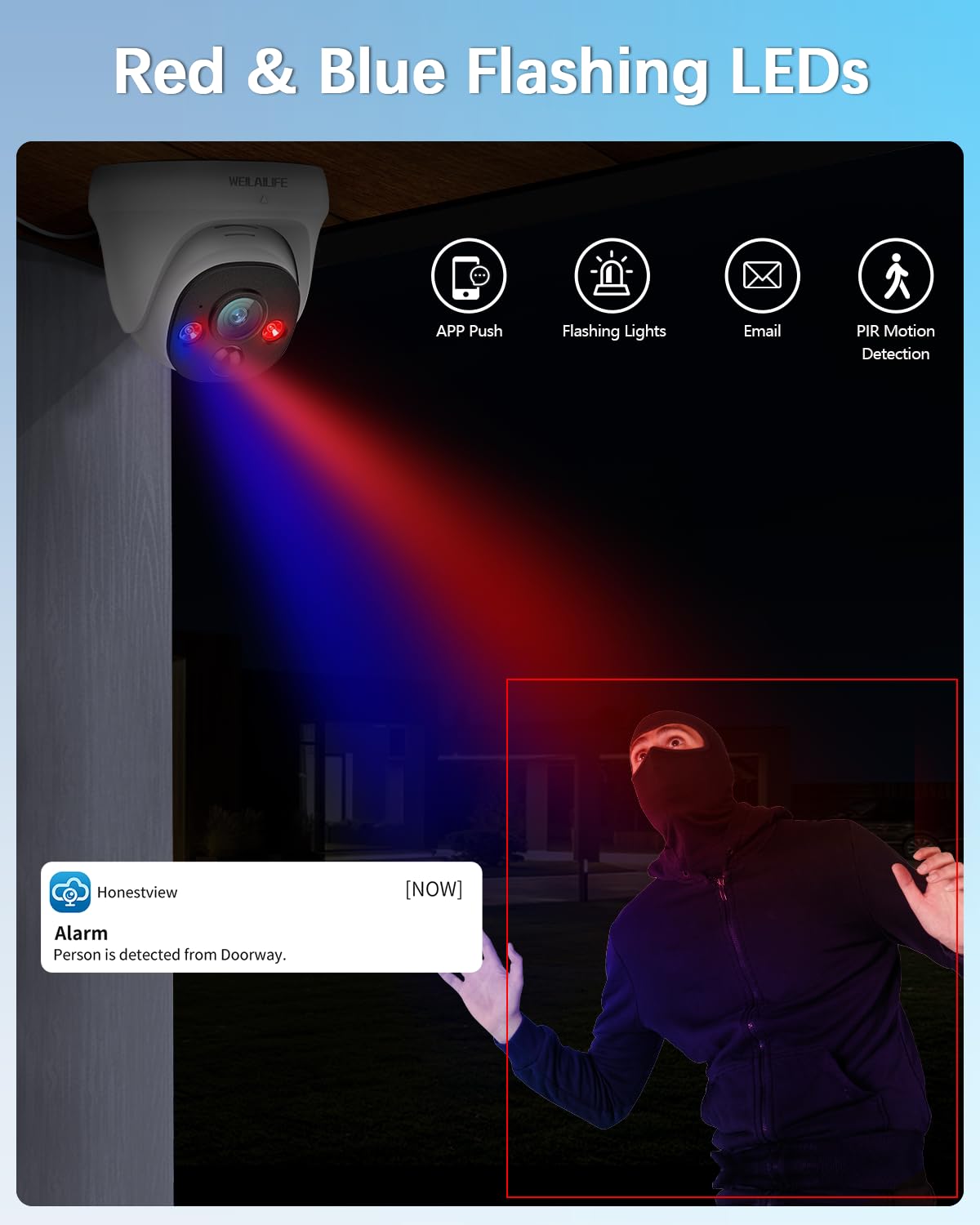 【130° Wide-Angle & 90 Days Storage】 Wired Dome Security Camera System, Home Video Surveillance Camera Systems, Outdoor/Indoor POE IP Cameras, Surveillance DVR Kits