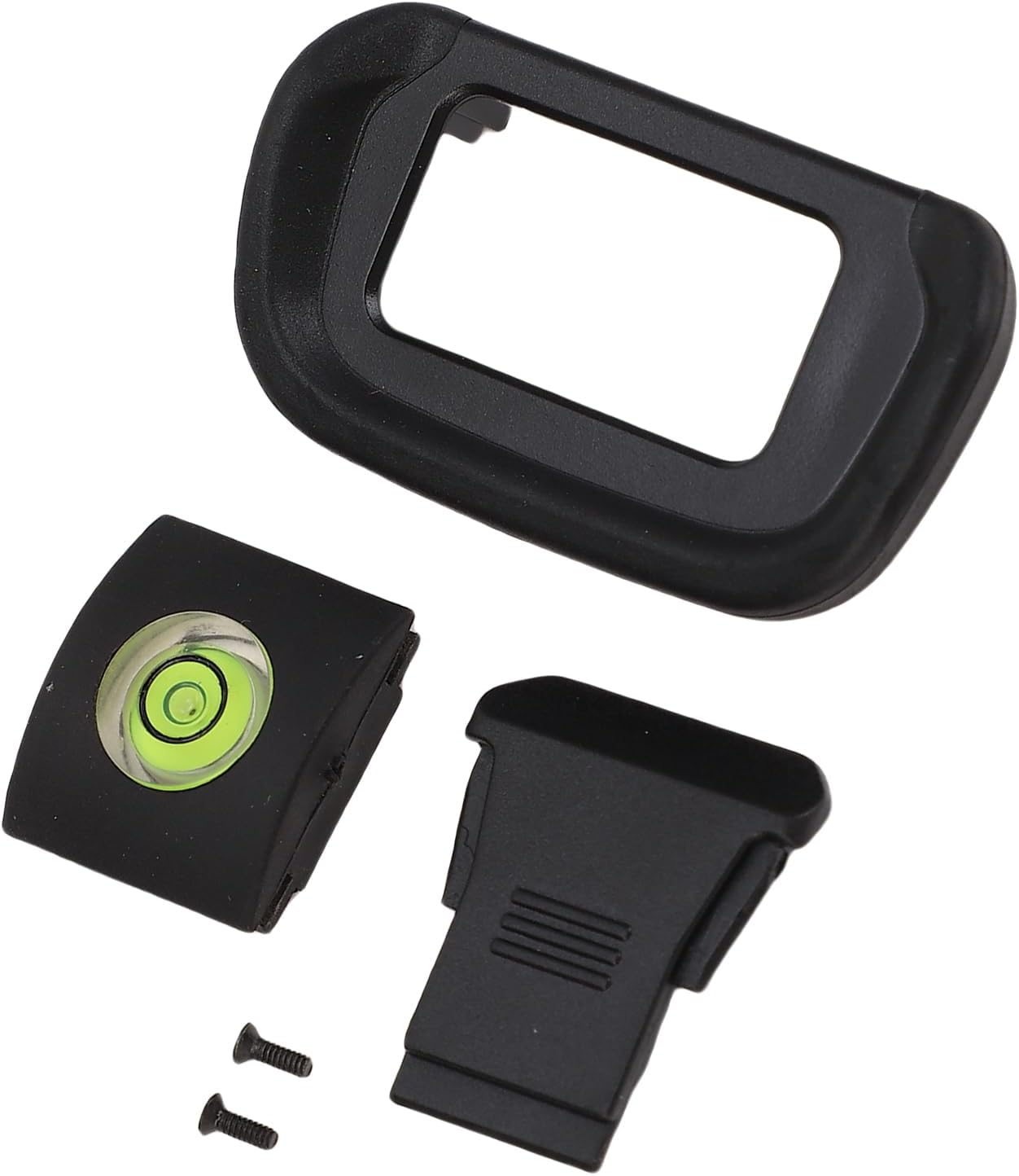 Eminchu Set R10, 3 1 Set Camera Eyecup Level and Hot Shoe Cover Fit for in Camera Viewfinder Eyecup Bubble Level Hot