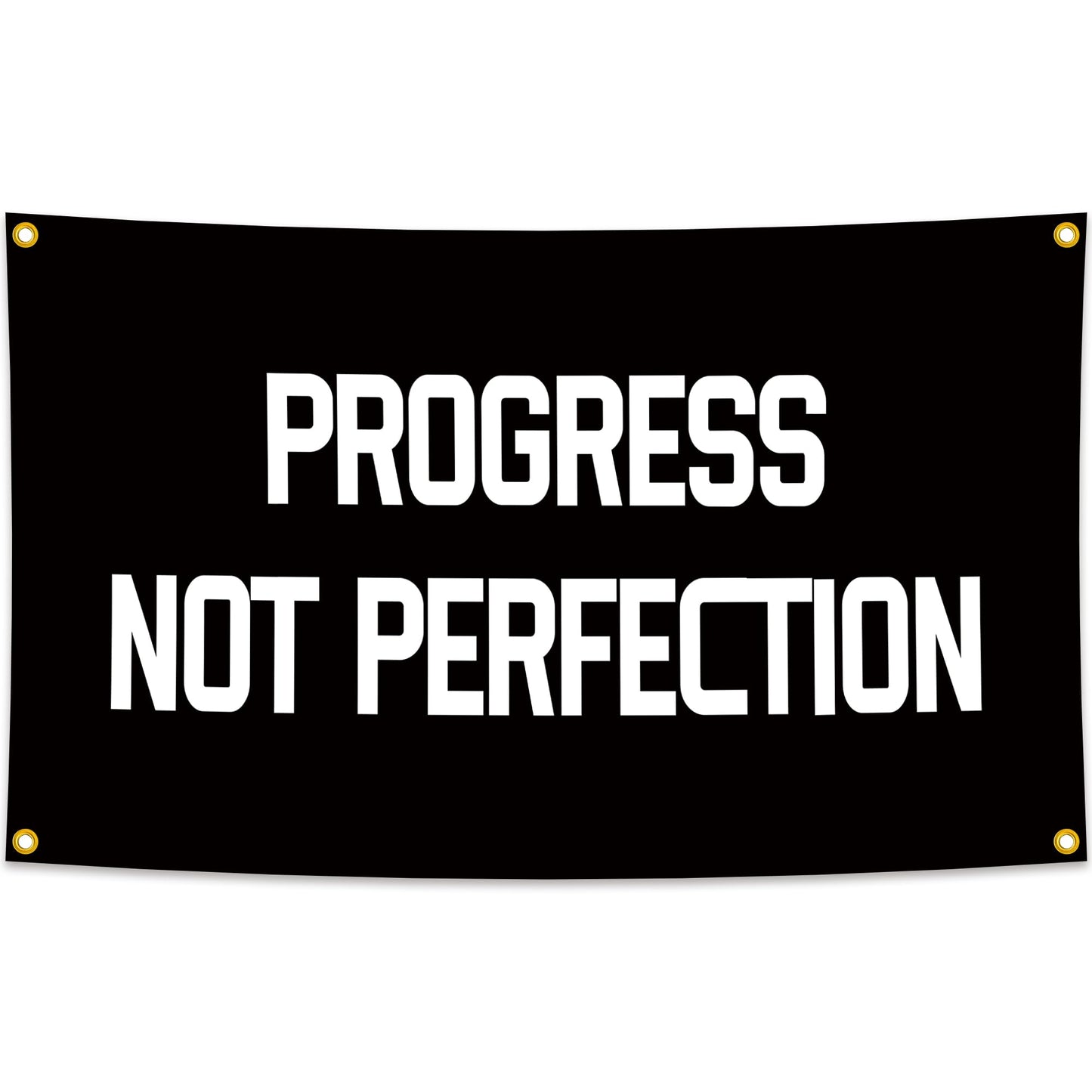 Eudaedom 5x3 FT Gym Banner for Wall Decor - Easy to Hang Inspirational Tapestry, Motivational Workout Flag for Home Garage Office Dorm, Stay Focused, Durable & Fade-Resistant