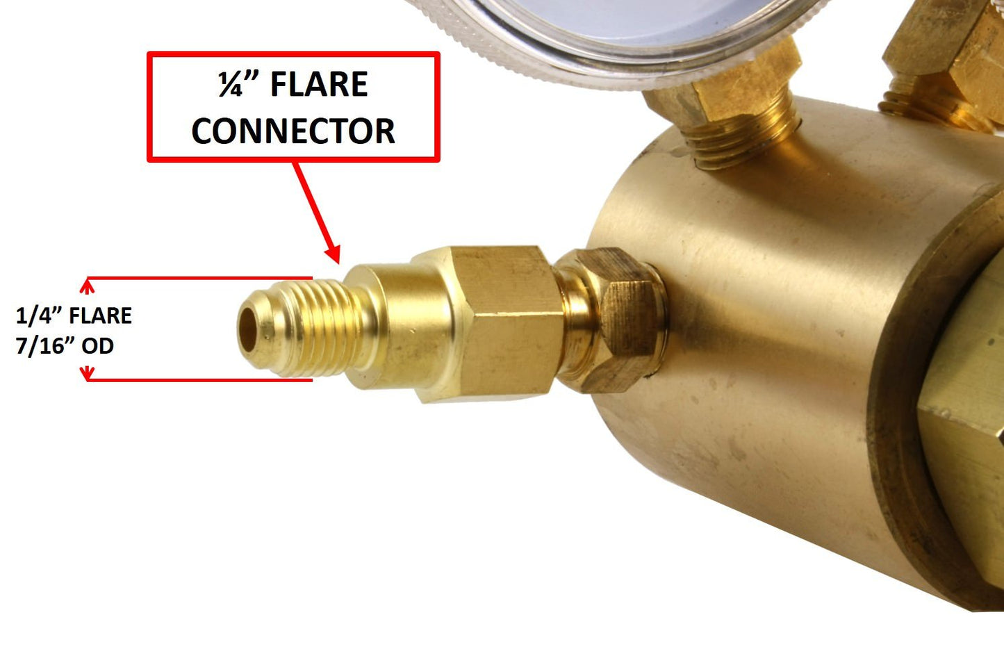 SÜA - Nitrogen/Inert Gas - Single Stage 0-1400 PSI, High Pressure Regulator, CGA-580
