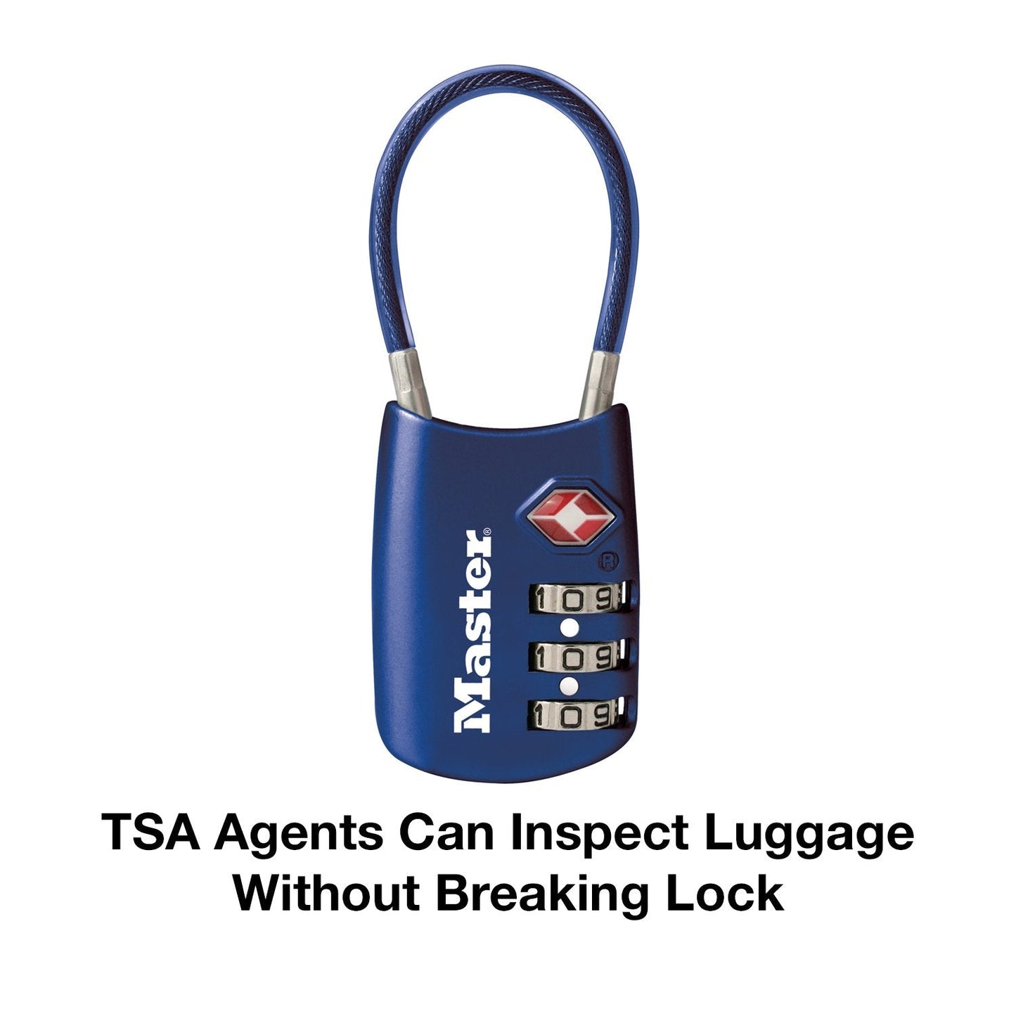 Master Lock 4688D Set Your Own Combination TSA Approved Luggage Lock, 1 Pack, Assorted