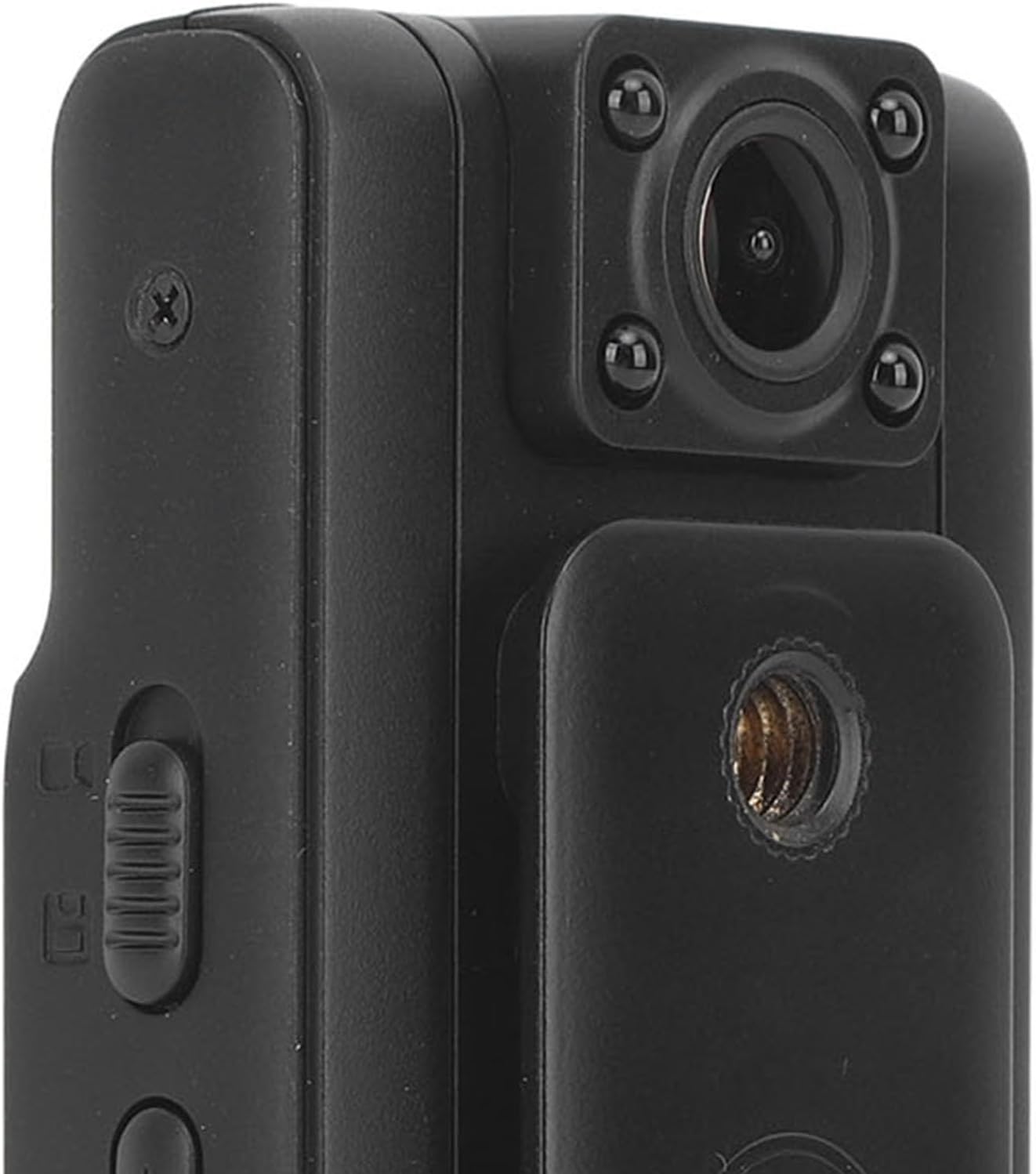 Sanpyl L11 1080P 180 1.54inch Body Camera, HD Wearable Mini Body Cameras with IR Night Vision, Rotatable Lens, Screen