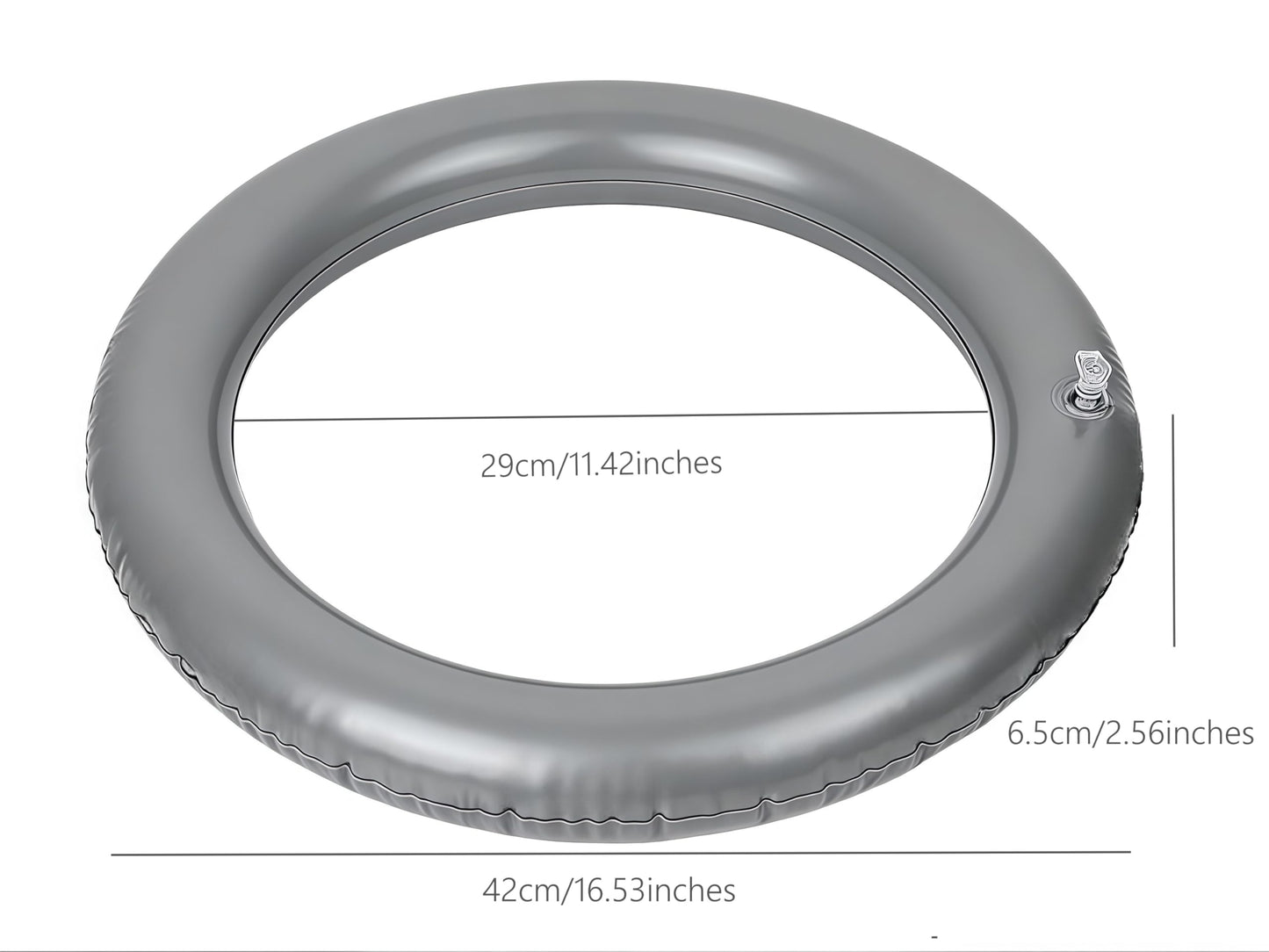 IRUZJZC Yoga Ball stabilizer Base with Anti Slip Ring - Used for Home Gyms and Offices, PVC Fitness Ball Holder with Anti Slip Stability and Enhanced Safety (Light Gray)