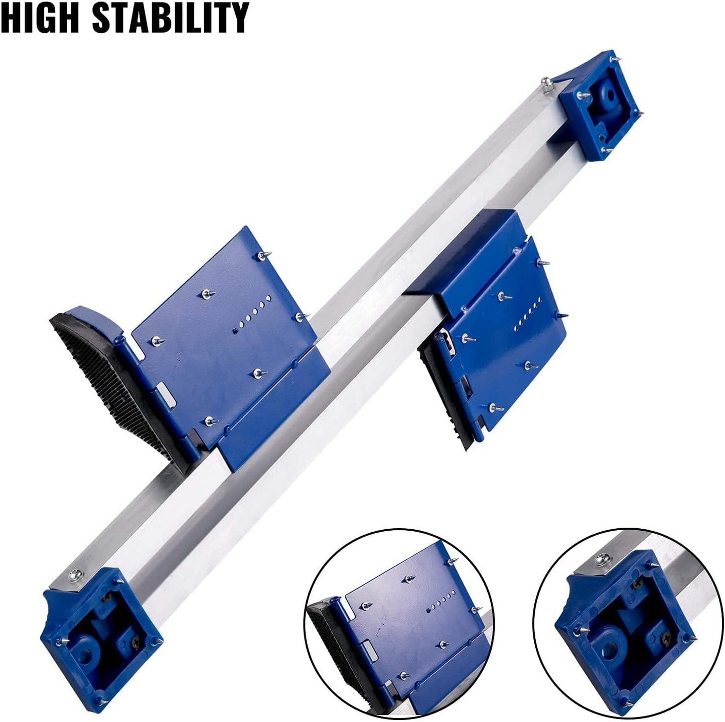 Supvision Multi-Function Starting Block, 6 Angle Pedals Adjustable Sprinter Starting Block Starting Blocks Track and Field Aluminum Suitable for Plastic Runway Cinder Back School Fall Sports Day