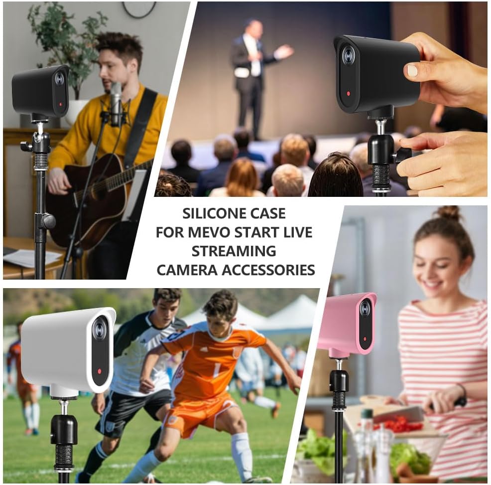 Custom Silicone Case for Mevo Start Live Streaming Camera - Black