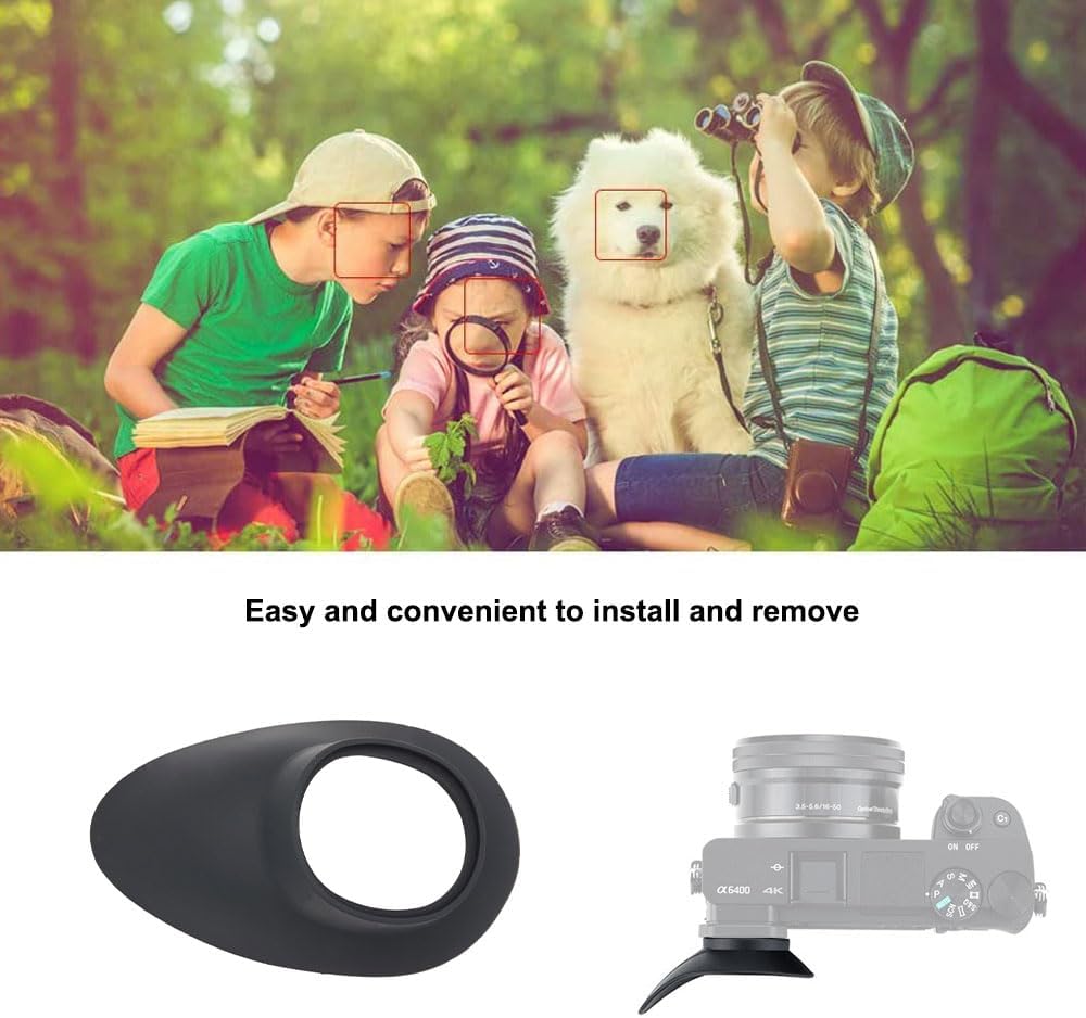 CASYDYEN PXW-X280 EX280 NX3 Z5C PD198P Eyepiece Eyecup Eye Cup for Sony Video Camera, Soft Camera Viewfinder