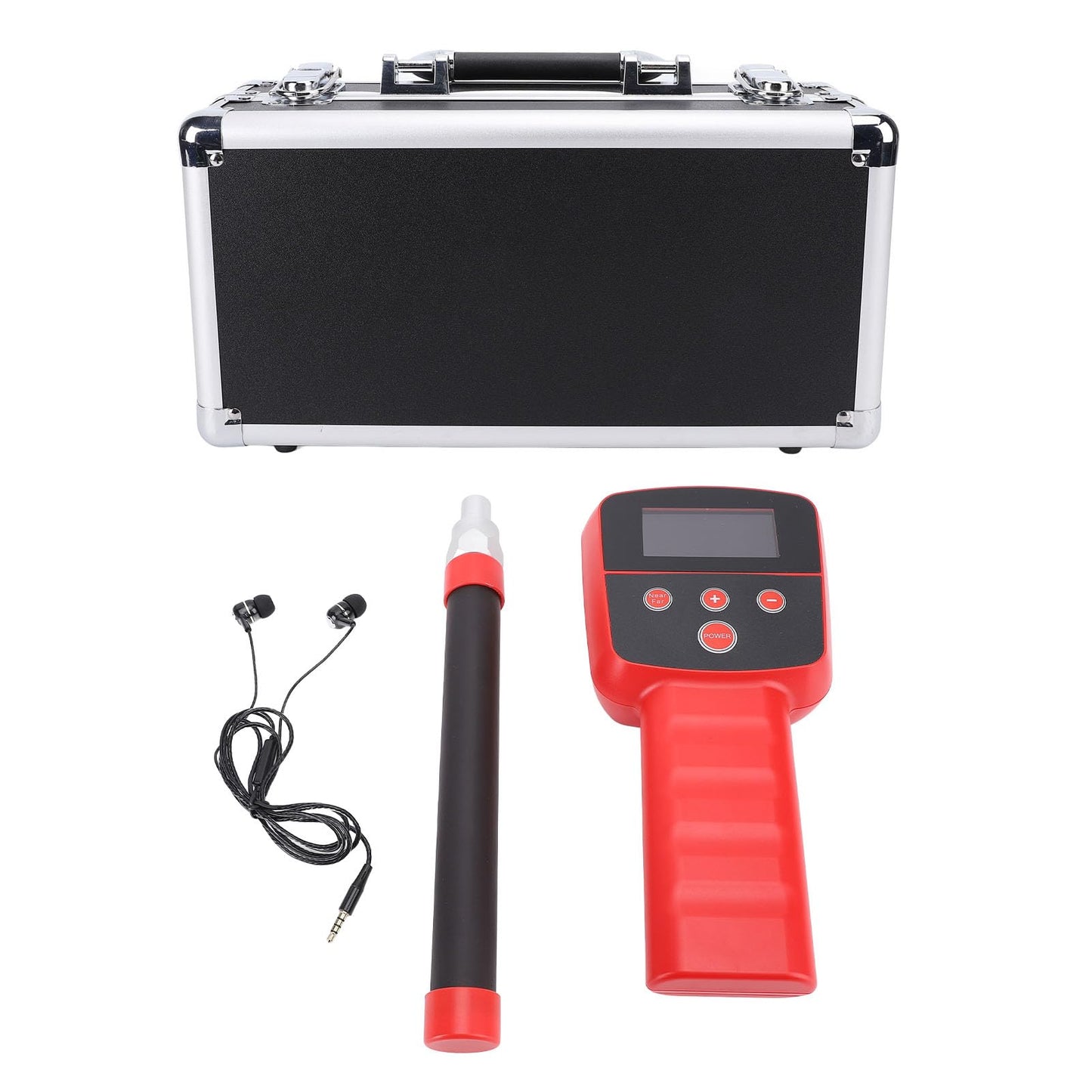 Pongnas 512Hz Underground Pipe Locator with LED Display Water for Pipeline Blockage Detection Cable Pipe Tracing