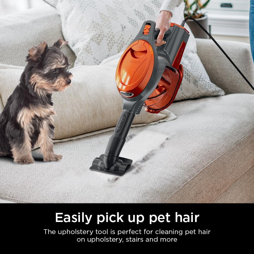 Shark HV302 Rocket Pet Corded Stick Vacuum - Lightweight, Swivel Steering for Carpets & Hard Floors | Includes Hand Vacuum & Tools