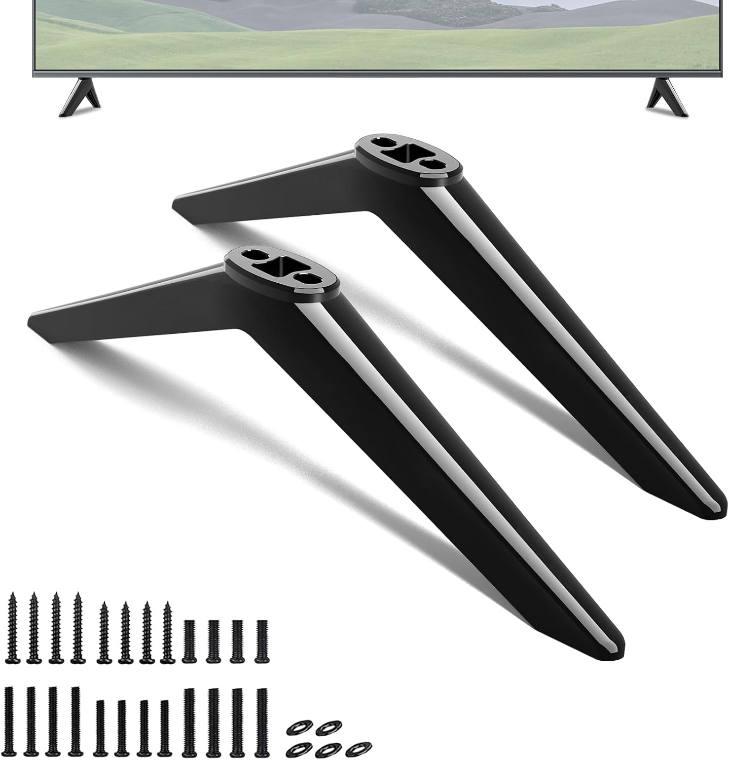 1.22cm/0.48inch 2.4cm/ 0.94inch, TV Stand for Sceptre TV Legs, for Sceptre TV Base Stand, Compatible with TV Holes