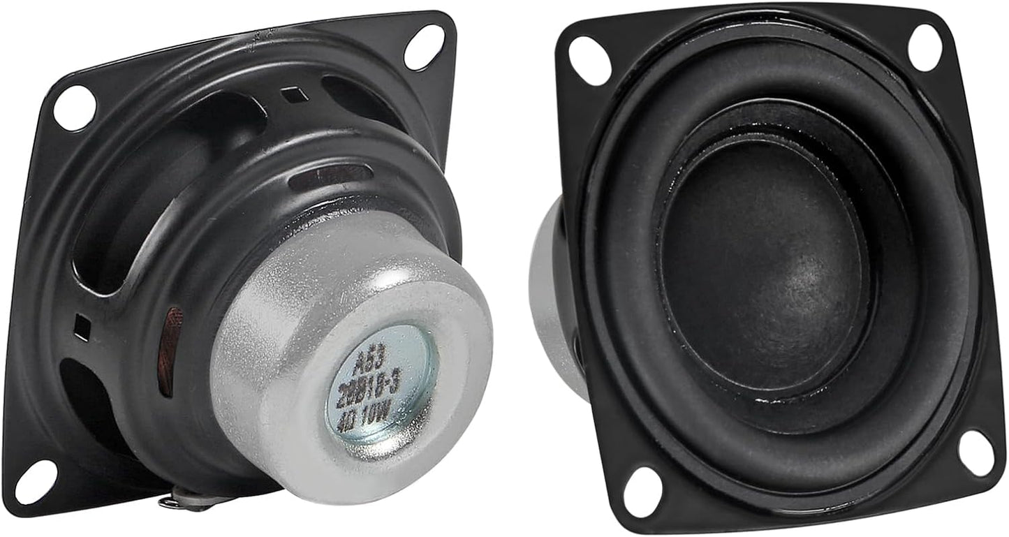 Shutao 2Pcs 2 Inch 10W 4 53MM Audio Speaker Driver Full Range Speaker Ohm Bluetooth Bass Loudspeaker for Repair