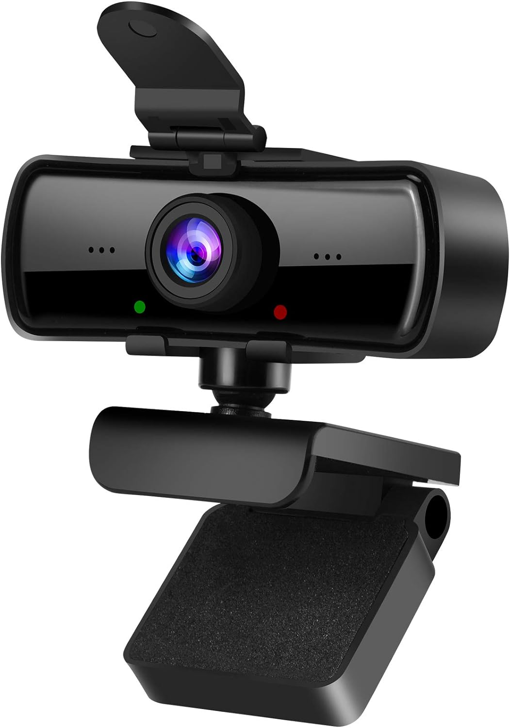 Ejfete 1080P 120 HD Webcam with Microphone and Privacy Cover, USB Plug & Play Computer Camera, Wide Angle Fixed Focus