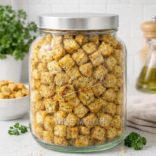 Kitchentoolz 64 oz Mason Jars Wide Mouth 2-Pack – Half Gallon Glass Jar with Lid – Large Mason Jars with Lids for Food Storage, Canning, and Fermenting