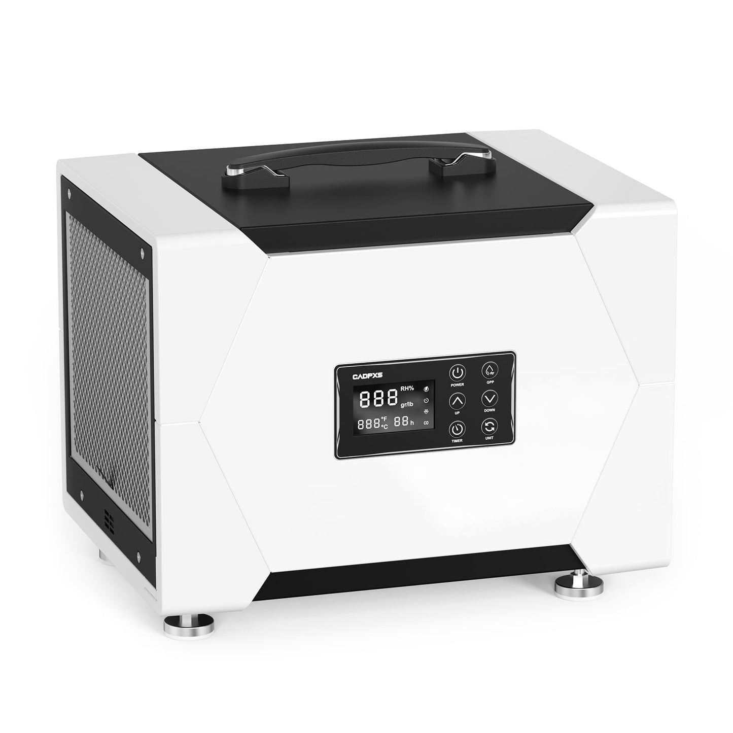 CADPXS Crawl Space Dehumidifier with Drain Hose, 80 Pint Commercial Dehumidifier for Basement, Home Use, Water Damage, Auto Defrost, Memory Start, cETL, Up to 1000 Sq Ft, 5 Years Limited Warranty