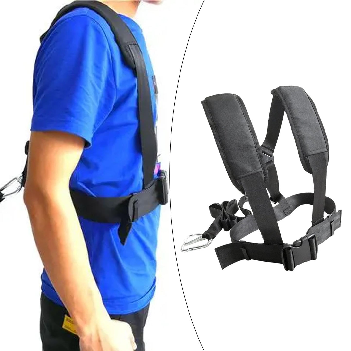 FytStycale Tire Pulling Harness Weight Sled Pull Harness for Women Men Sled Drag Strap Sled