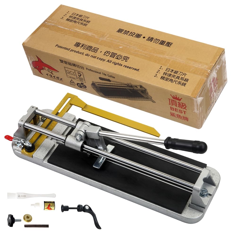 Jin Tool Professional Tile Cutter - 15" (435mm),Taiwan's Top 1 Pro Tile Cutter Brand,Strong Base, Precision Tungsten Carbide Cutting Wheel - Ideal for Porcelain Tiles in Precision Cutting Industry"