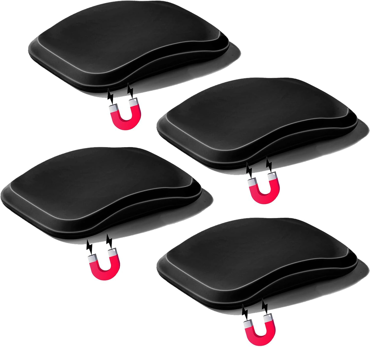 Sifemp Design,2 4pack) Silicone Magnetic for air-tag Case,Hidden air-tag Holder for car,Supercar Strong Magnetic Pads