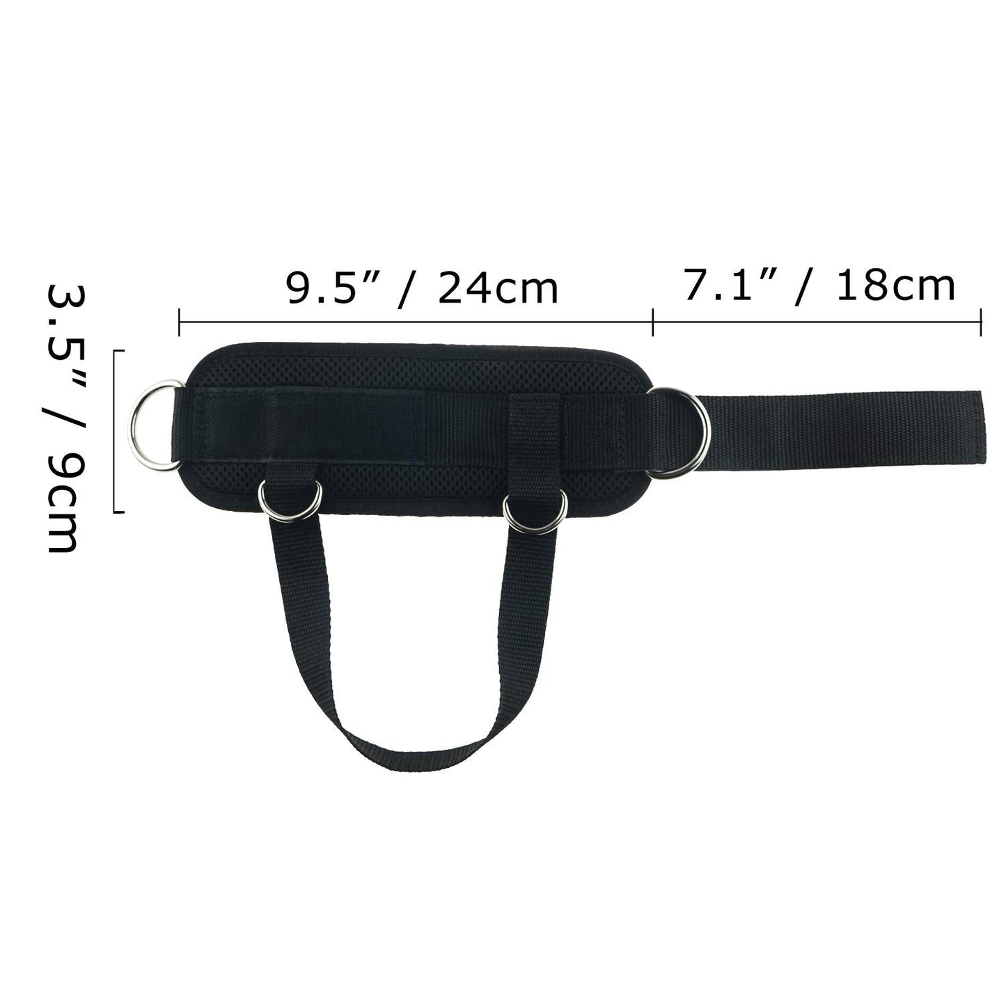 YCYU Upgrade Cable Machine Ankle Straps Fitness Cuffs for Men & Women, Neoprene Padded 4 D-Ring Heavy Duty Home Gym Cable Attachment for Glute Leg Butt Workout