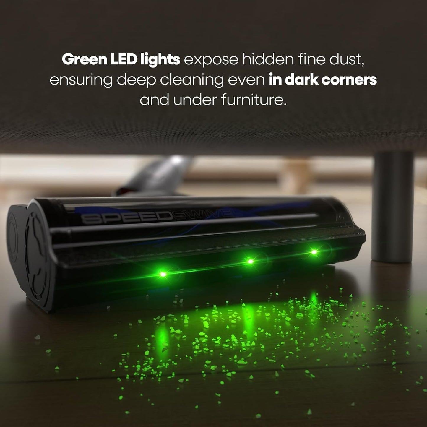 YONNDER Cordless Vacuum Cleaner, 550W 50KPA 70Mins Powerful Vacuum Cleaners for Home, with Anti-Tangle, LED Display Screen, Self-Standing Stick Vacuum for Hardwood Floors/Pet Hair/Carpet, M1, Silver
