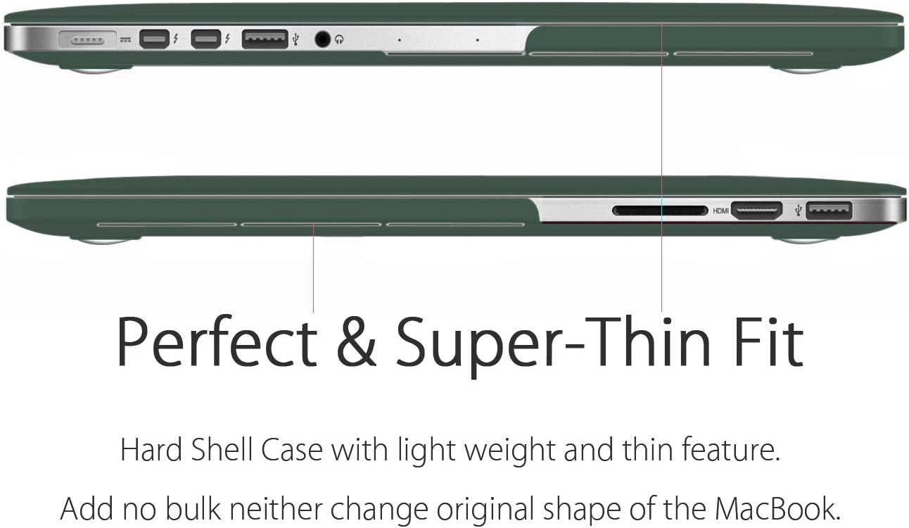 UESWILL 13 inch, 2015/2014/ 2013/ 2012) A1502 A1425, Case Compatible with MacBook Pro (Retina, Early Late Model Hard