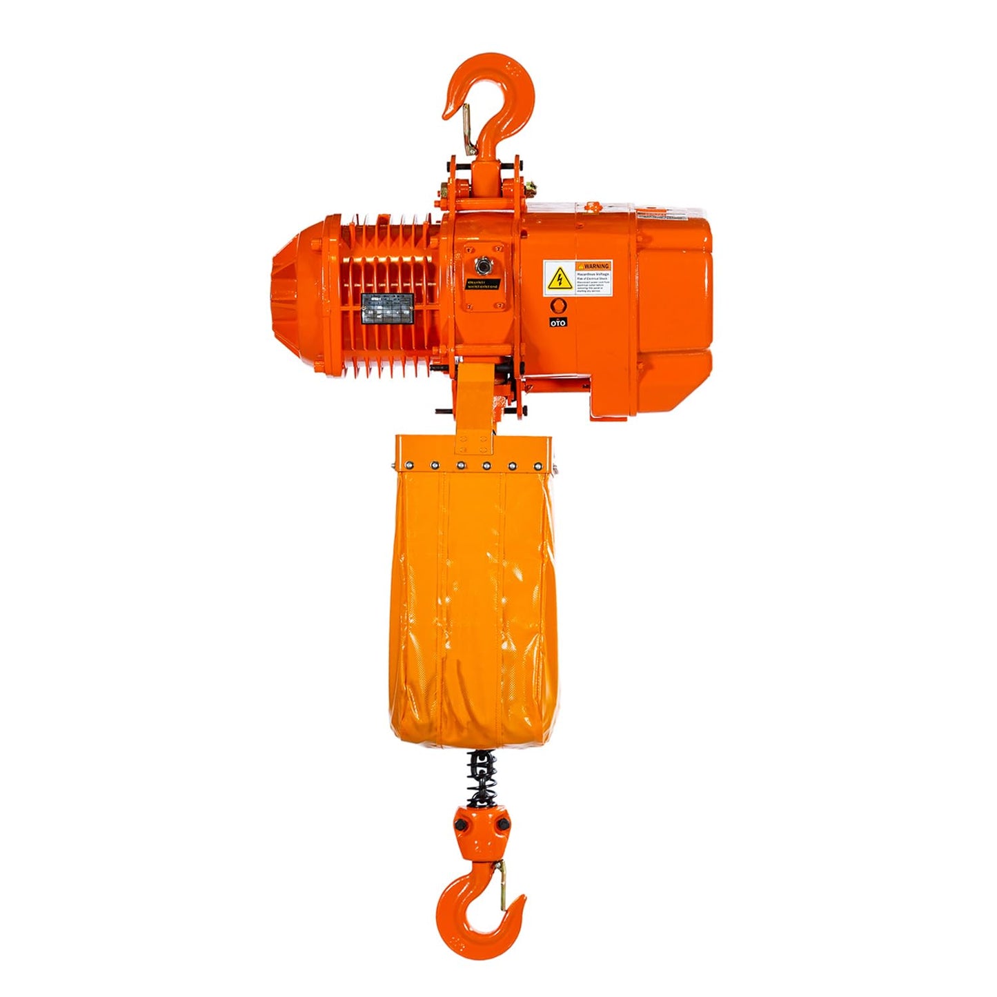 Prowinch 2200 Lbs 1 Ton Electric Chain Hoist 3 Phase 208V-240/440-480V -20 ft Lifting Height, H3 Duty Class, G100 Chain for Heavy-Duty Lifting, Warehouse & Industrial Use