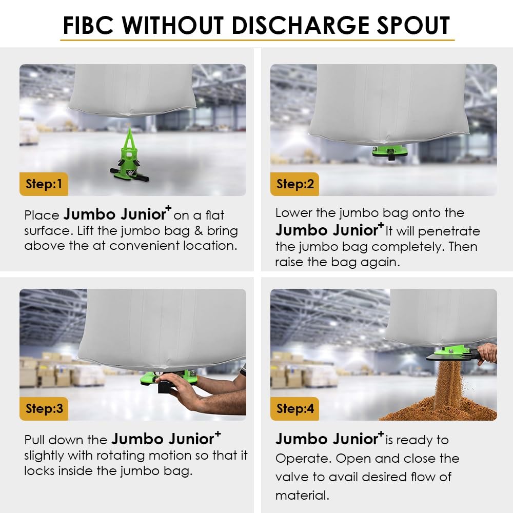 Dynaflow Big Bag Dispenser/FIBC-Bulk Bag Unloader