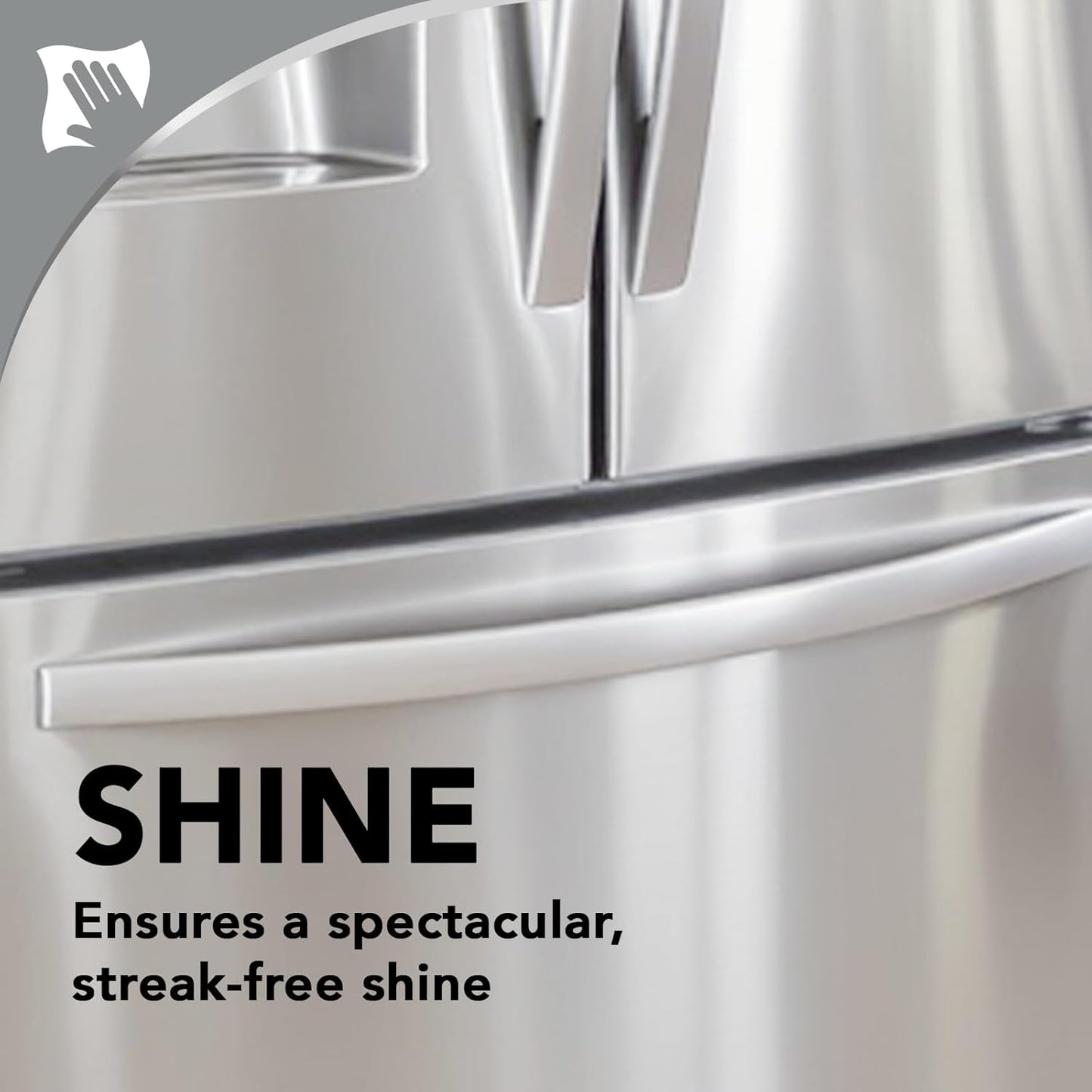 Weiman Stainless Steel Cleaner Wipes - Anti-Fingerprint, 30 Count for Grease & Streak Removal