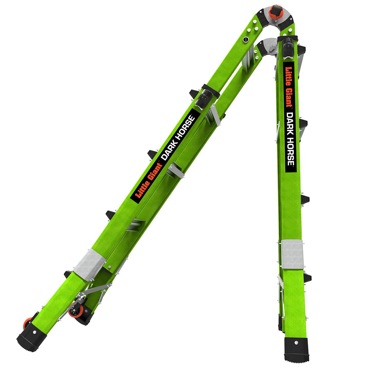Little Giant Ladder Systems Dark Horse 2.0, M17, 17ft, Multi-Position Ladder, Fiberglass, Type 1A, 300 lbs Weight Rating, (16117-001)