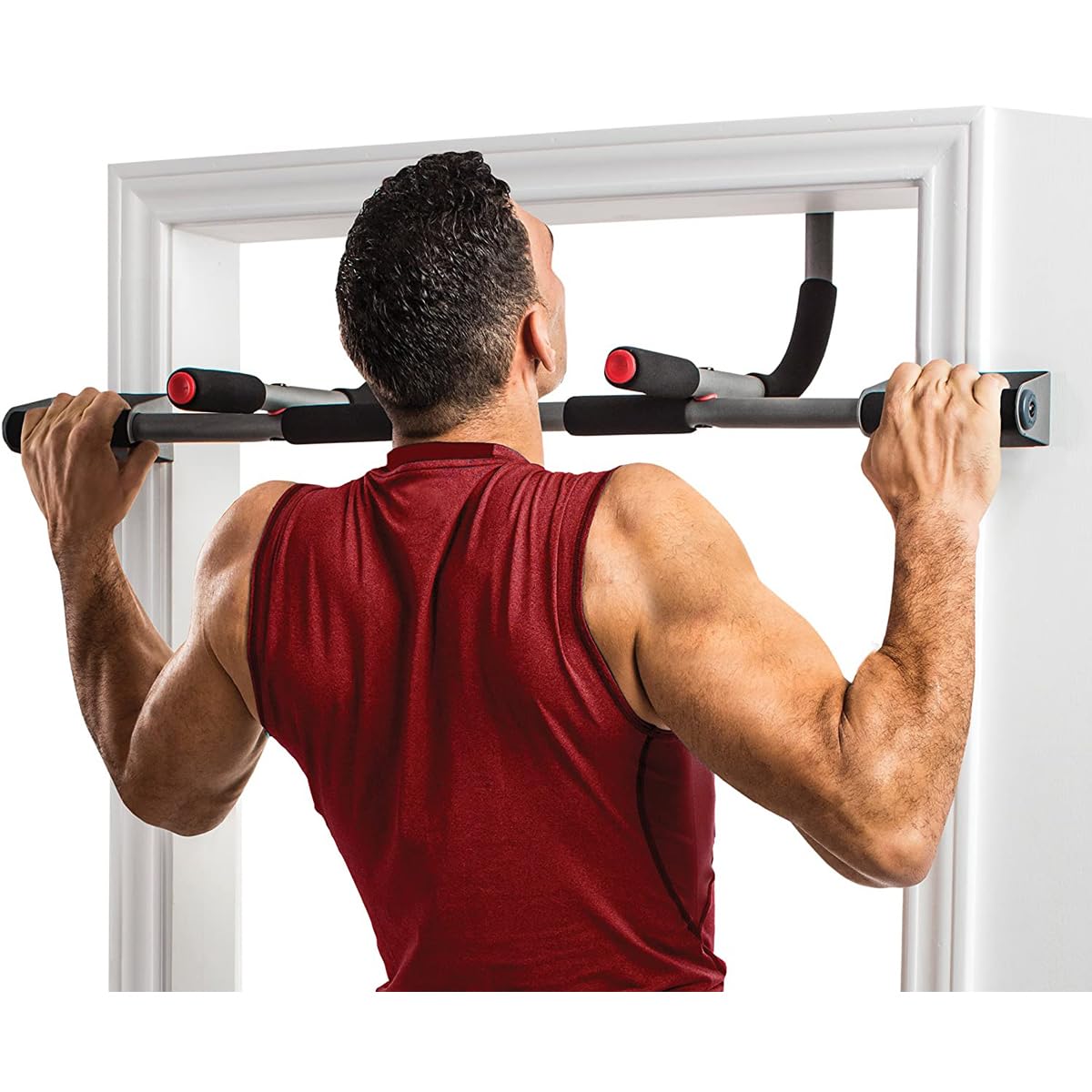 Perfect Fitness Multi-Gym Doorway Pull Up Bar and Portable Gym System, Pro