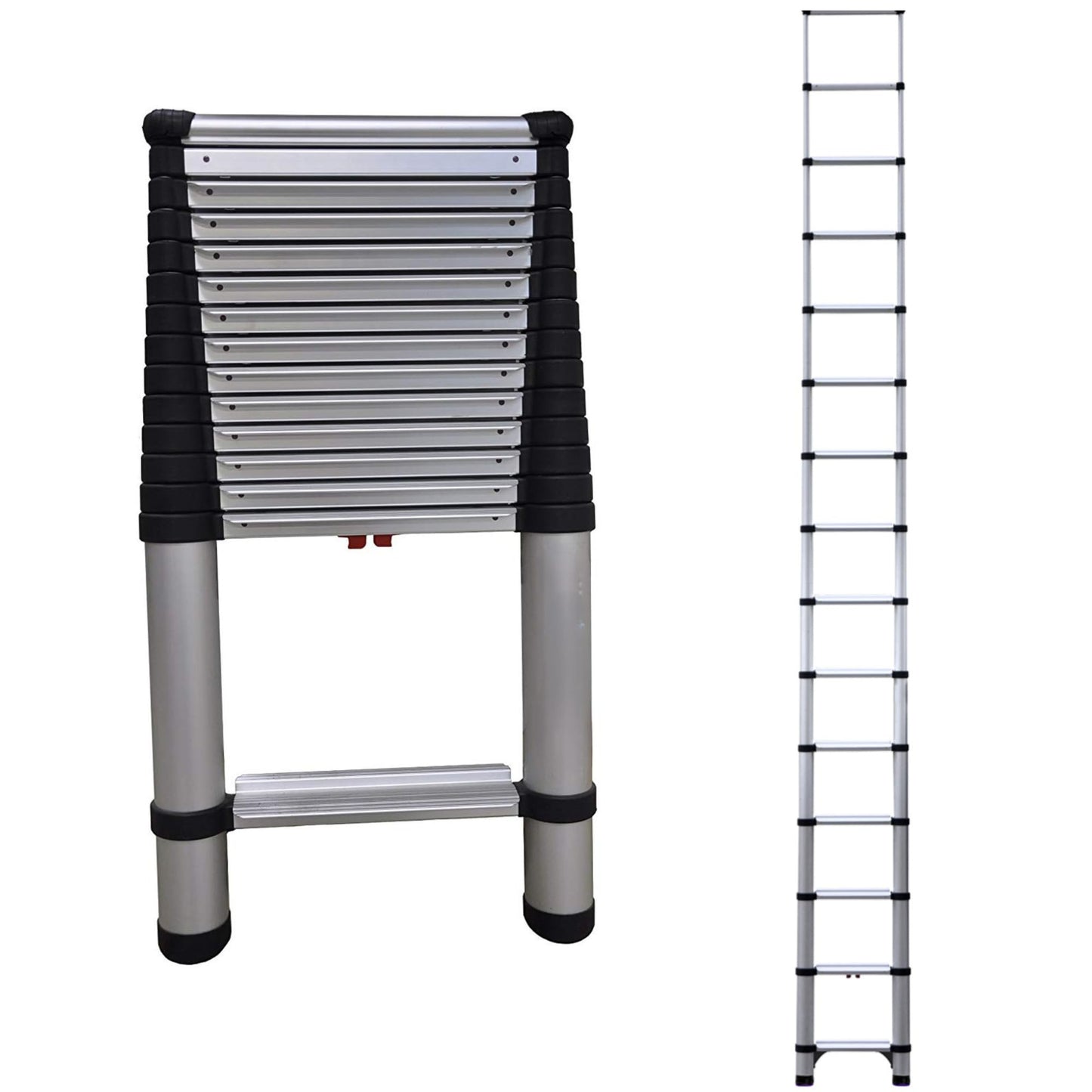 Telesteps 1800EP Pro Series Wide Step Telescoping Extension Ladder – 14.5 ft Height, 18 ft Reach | Type 1A 300 lb Rated