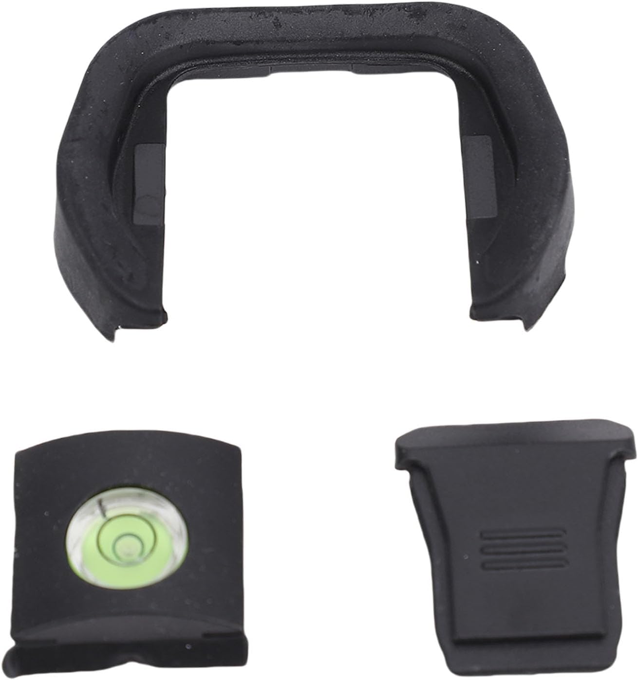 R5 R6 Yunseity Camera Eye Cup Viewfinder, Hot Shoe Cap Level Kit fit for with Bubble Spirit Level, Silicone Material
